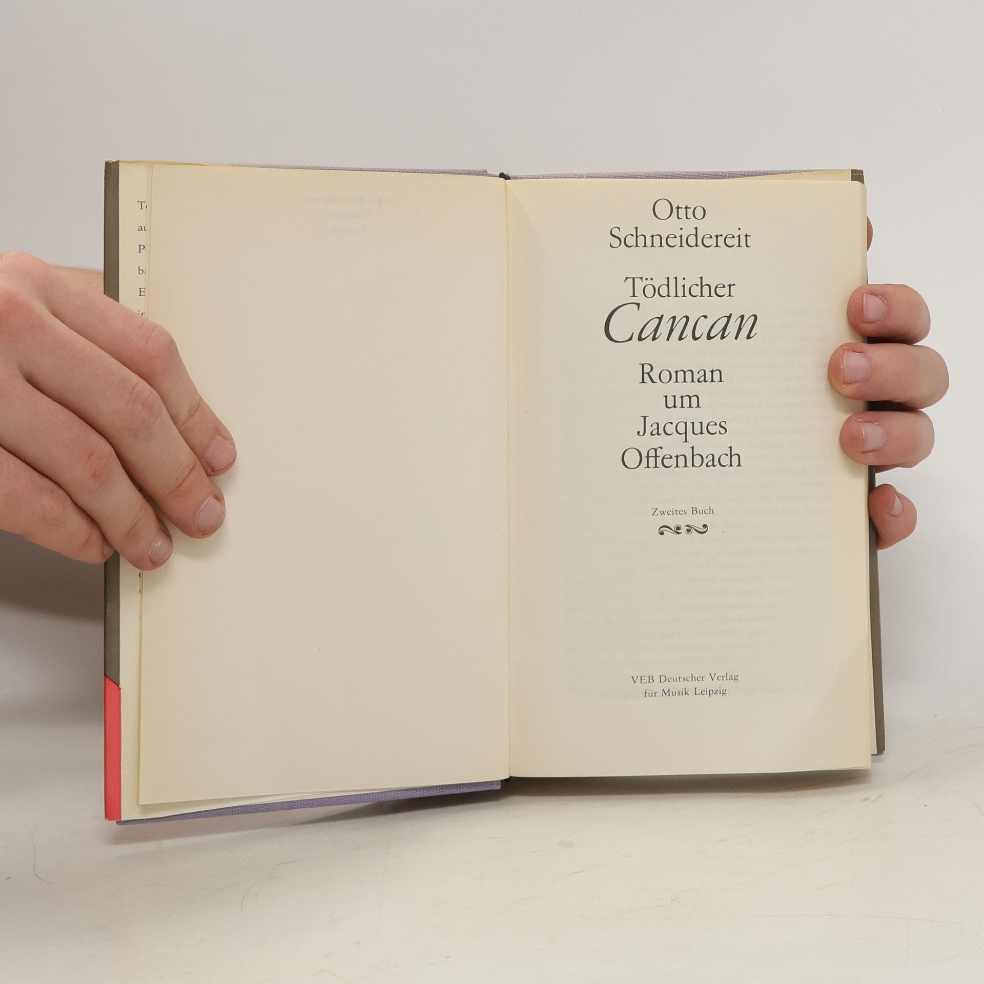 Otto Schneidereit  Tödlicher Cancan. Buch 2