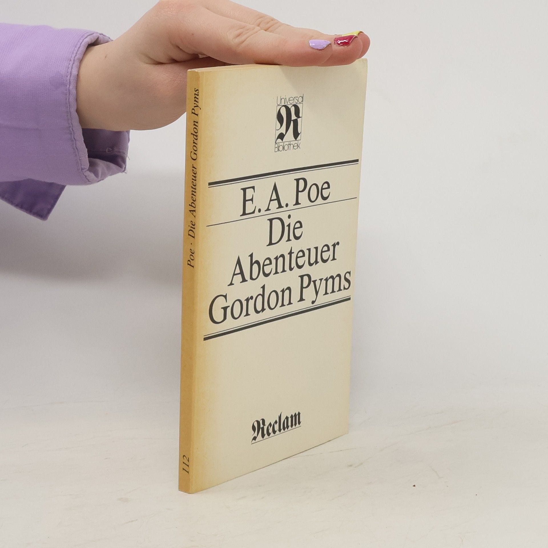 Edgar Allan Poe Die Abenteuer Gordon Pyms