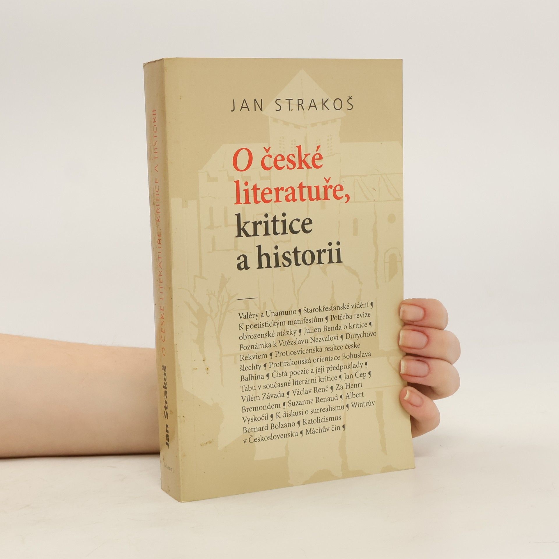 Jan Strakoš O české literatuře, kritice a historii