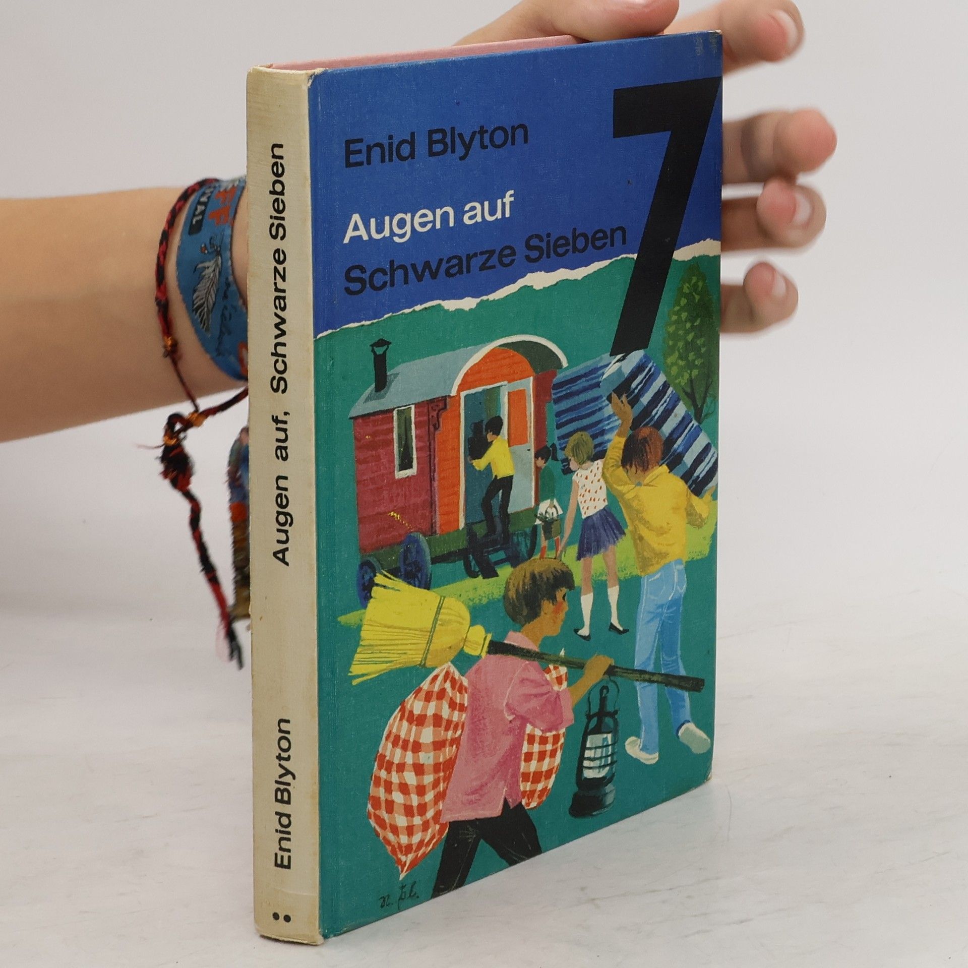 Enid Blyton Augen auf Schwarze Sieben