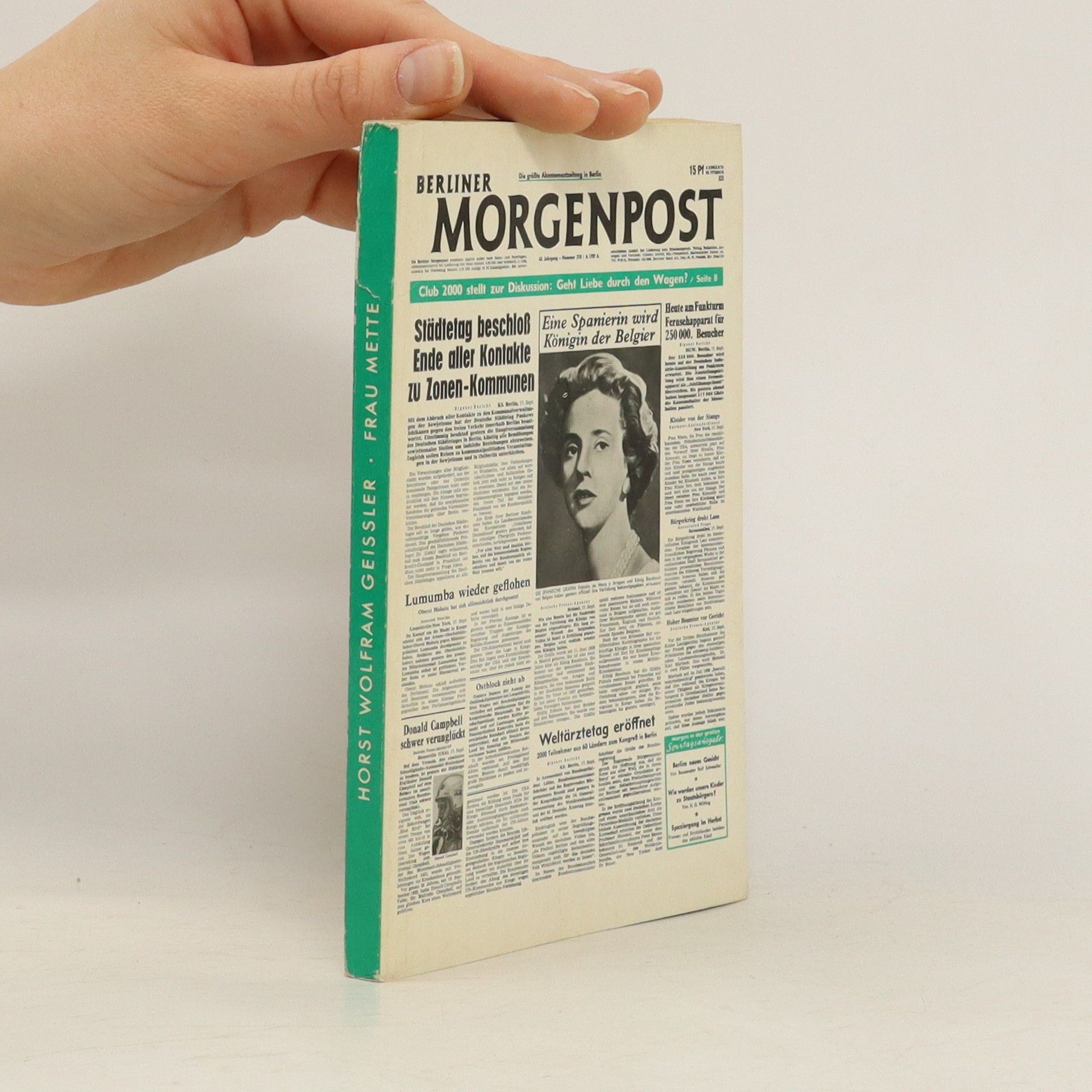 Horst Wolfram Geißler Frau Mette