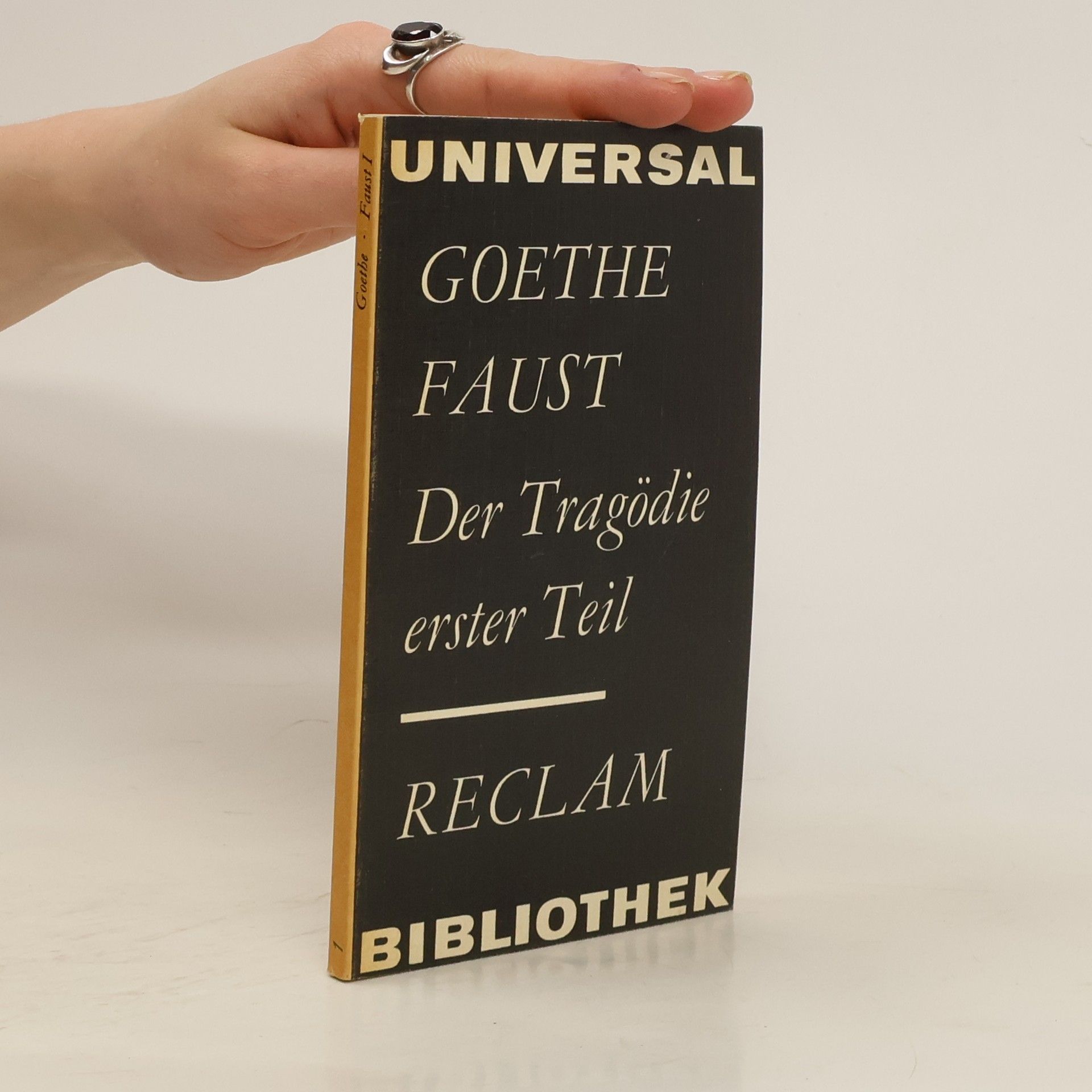 Johann Wolfgang von Goethe Faust. Eine Tragödie I