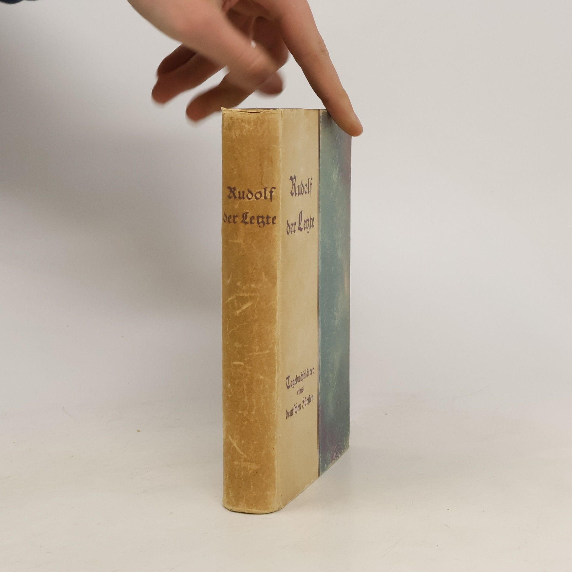 Rudolf der Letzte Tagebuchblätter eines deutschen Fürsten