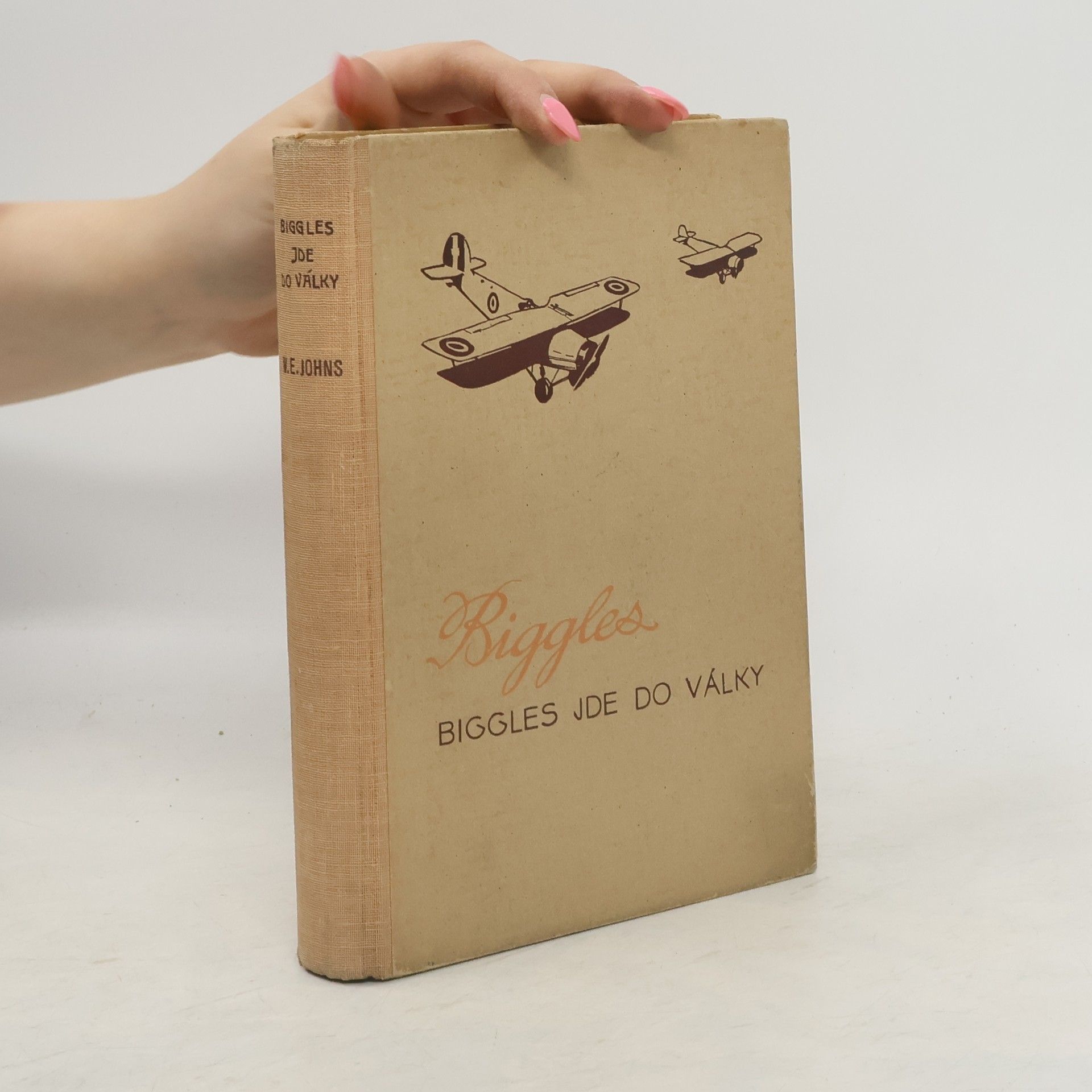 William Earl Johns Biggles jde do války