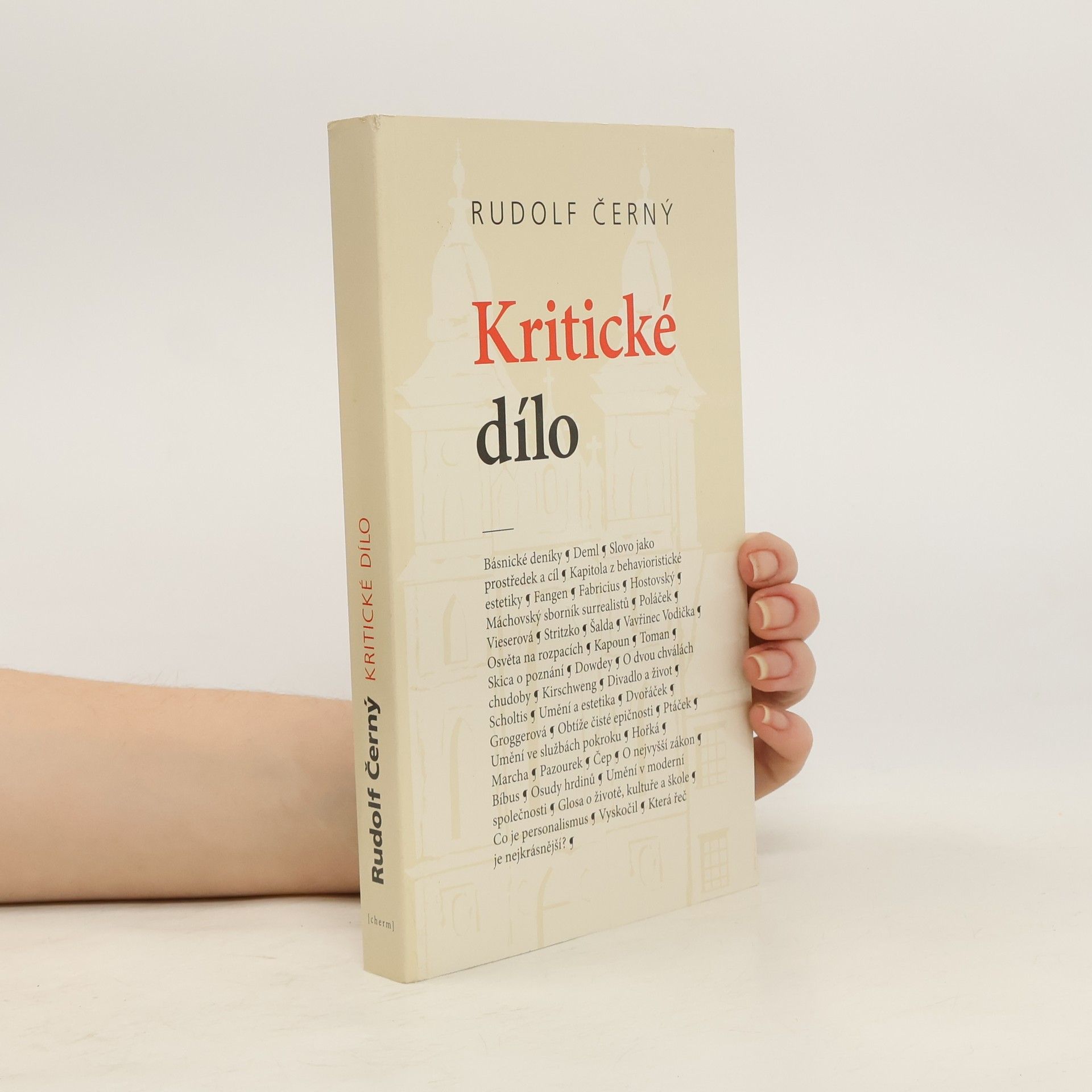 Rudolf Černý Kritické dílo