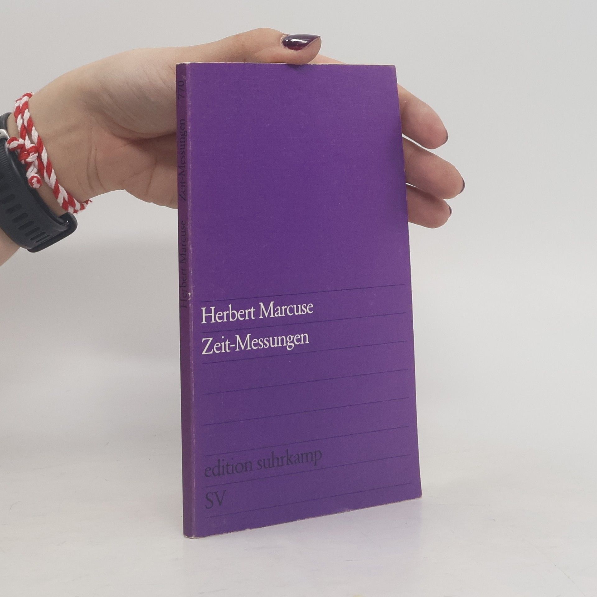 Herbert Marcuse Zeit-Messungen