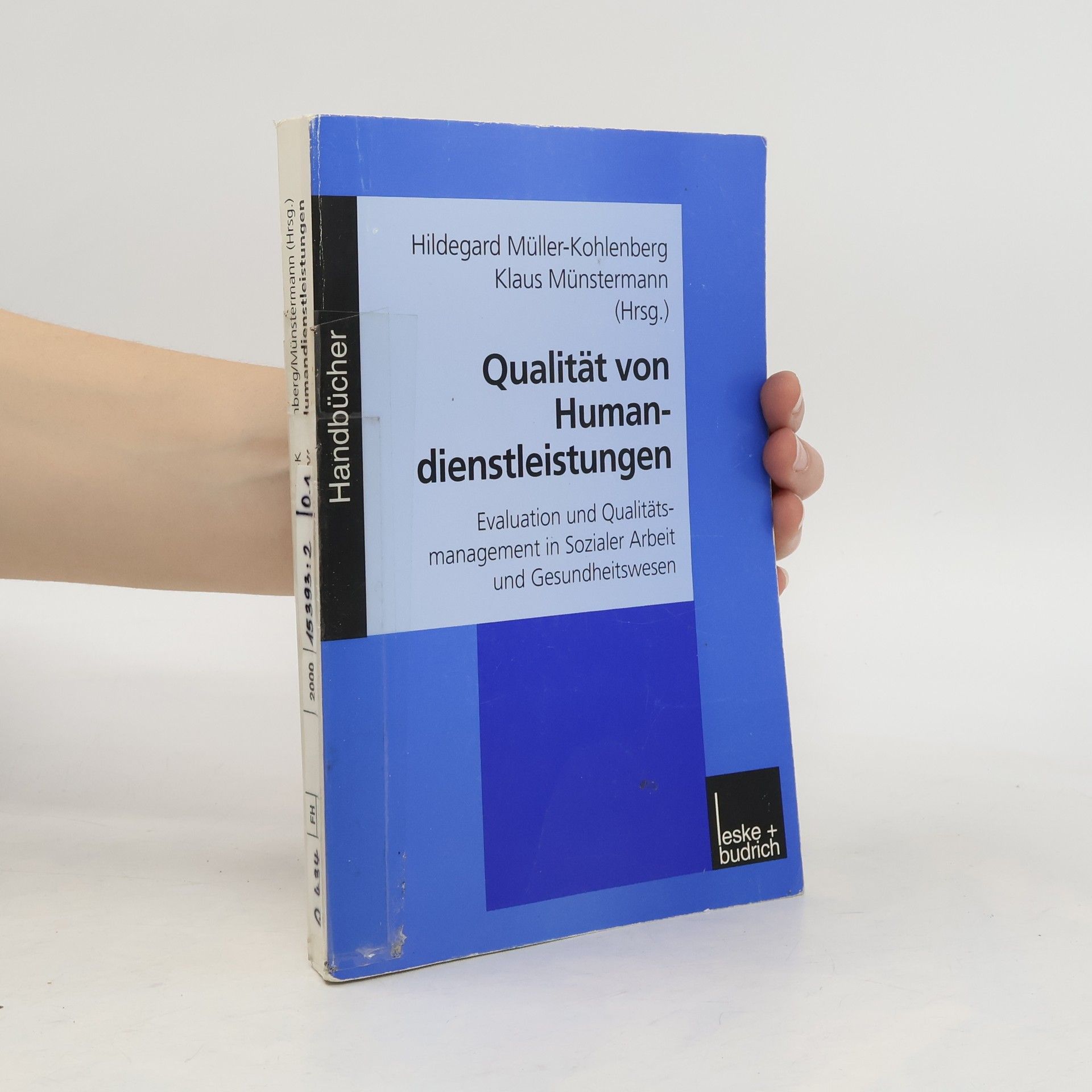 Hildegard Müller Qualität von Humandienstleistungen