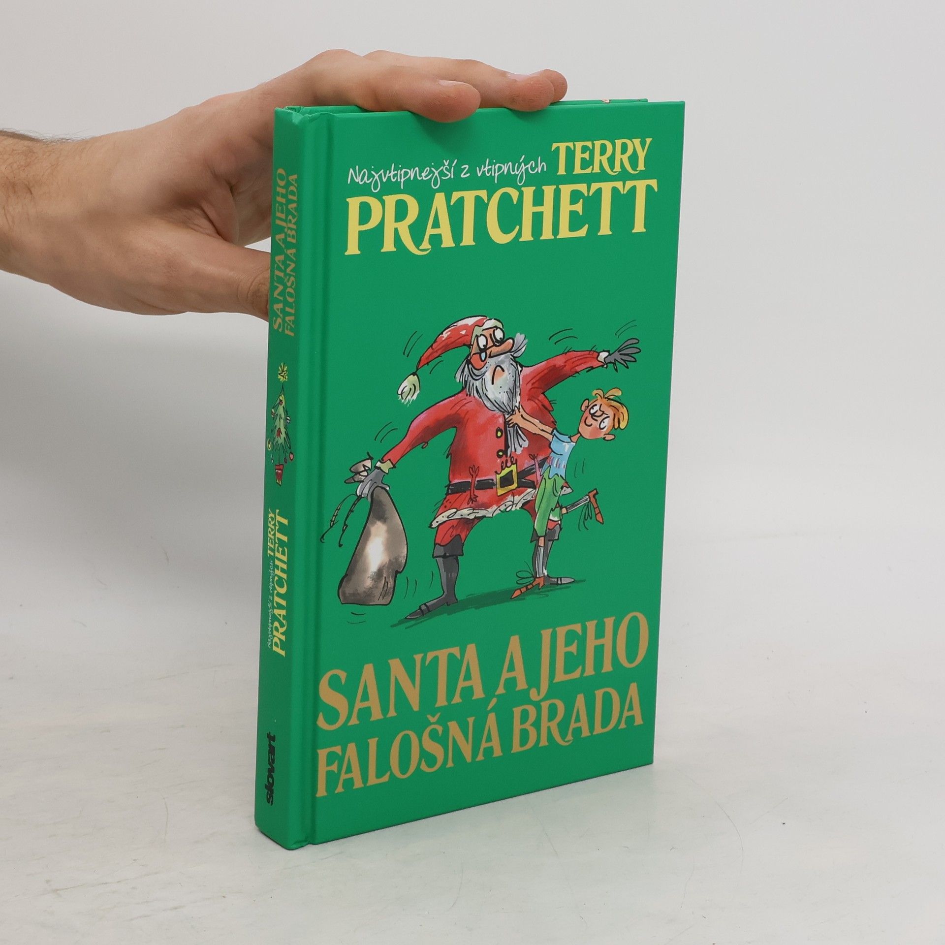 Terry Pratchett Santa a jeho falošná brada