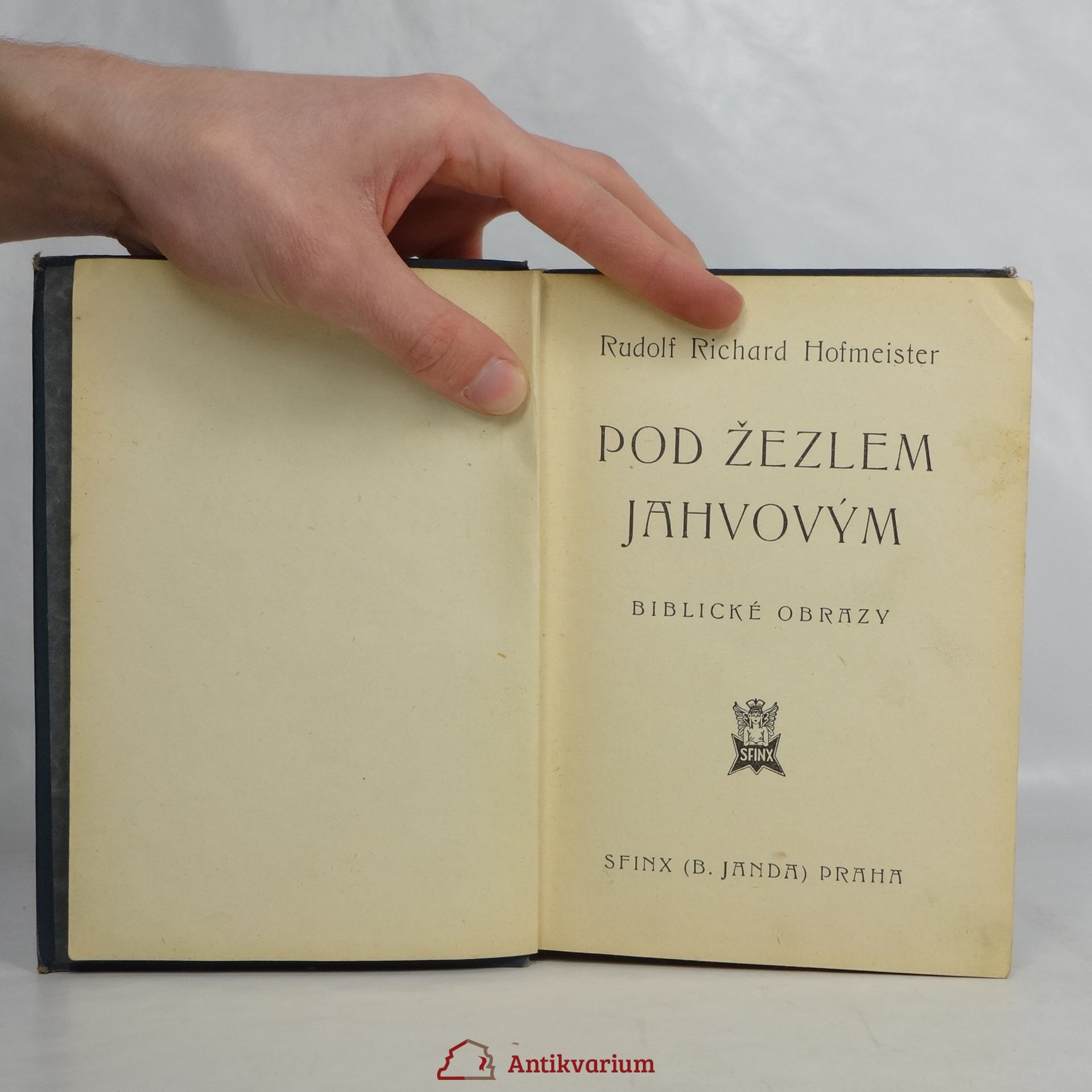 Rudolf Richard Hofmeister Pod žezlem Jahvovým. Biblické obrazy