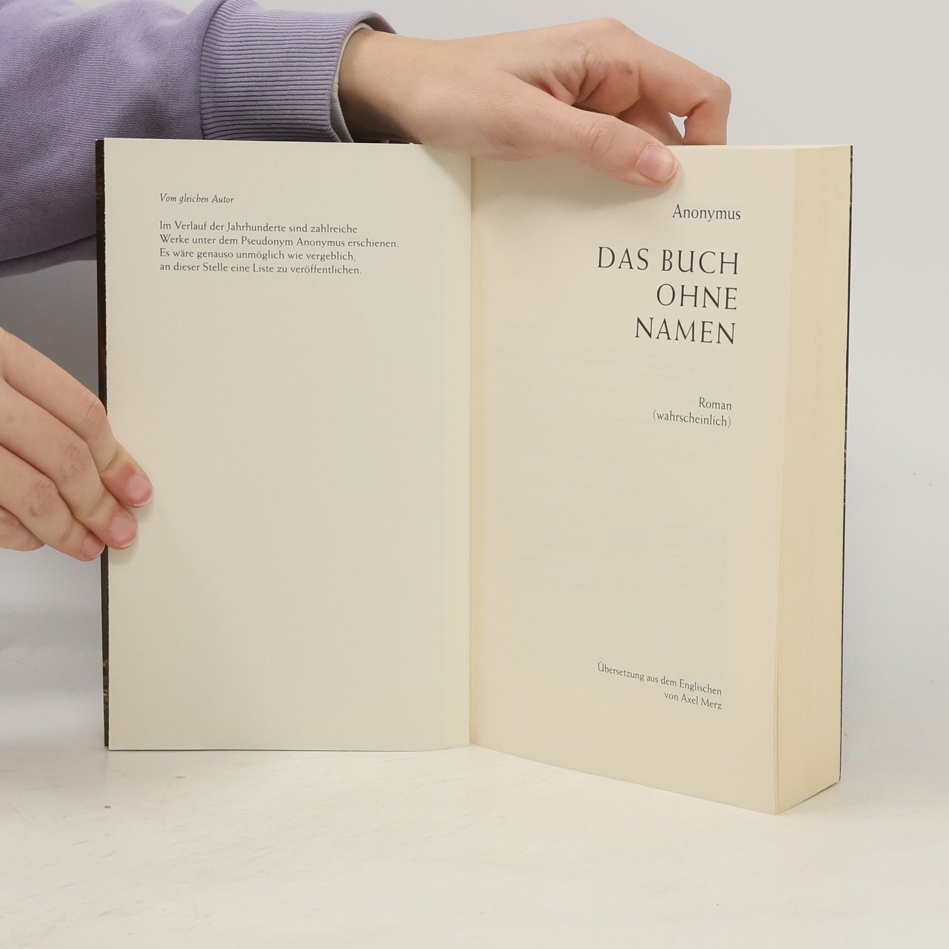 Autorenkollektiv Das Buch ohne Namen