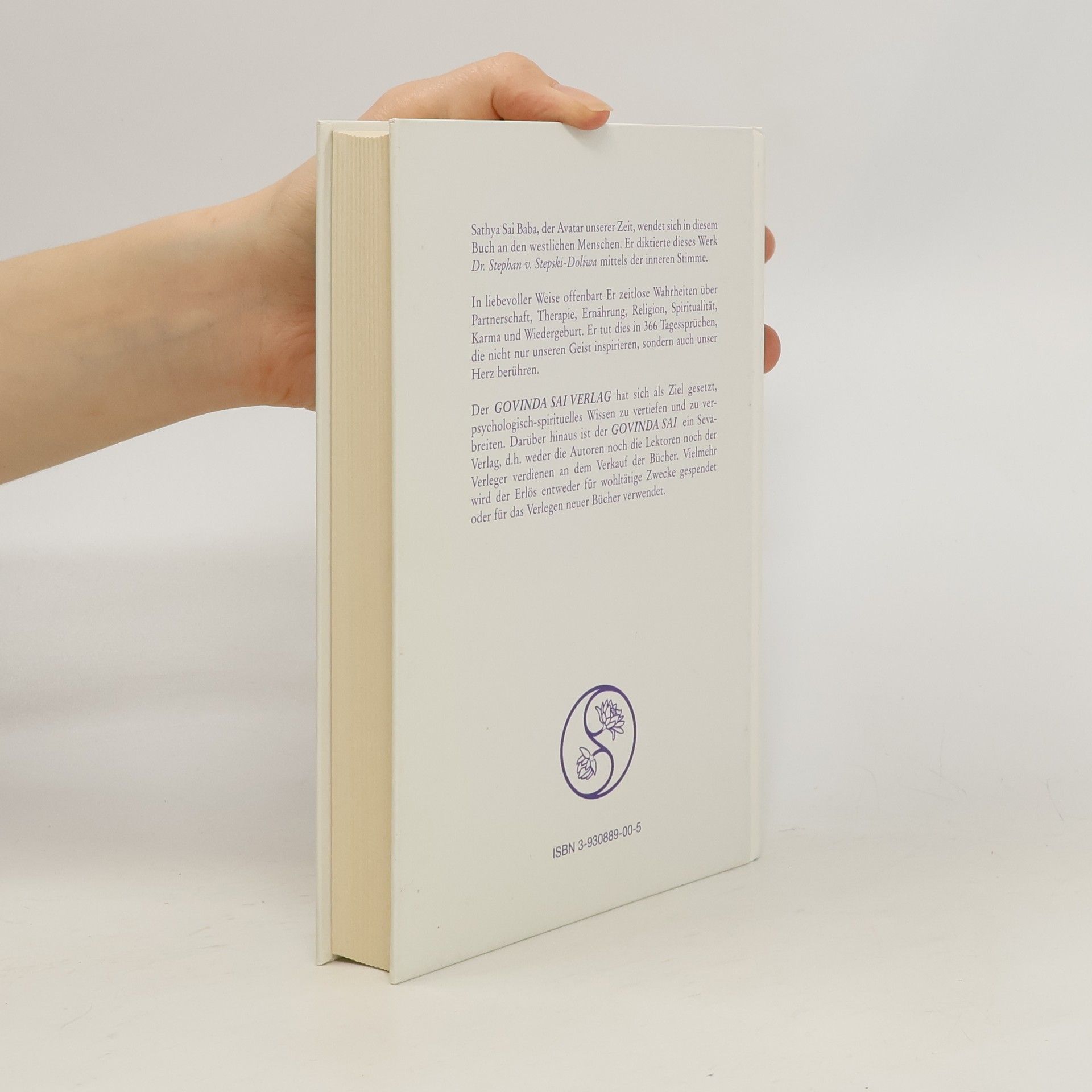 Sathya Sai Baba Sai Baba spricht zum Westen