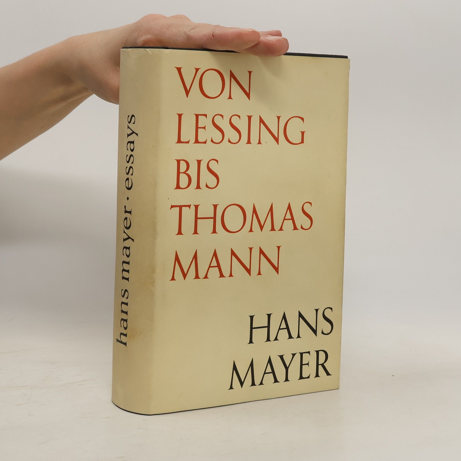 Hans Mayer Von Lessing bis Thomas Mann