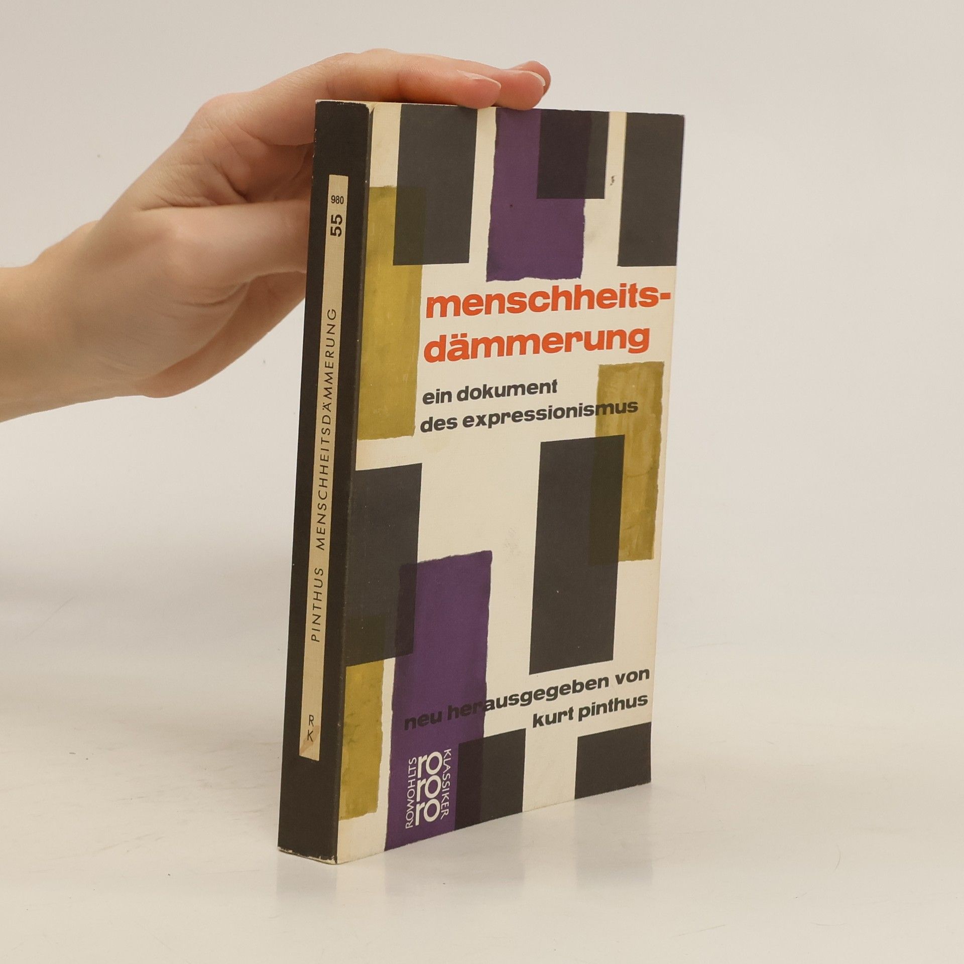 Kurt Pinthus Menschheitsdämmerung