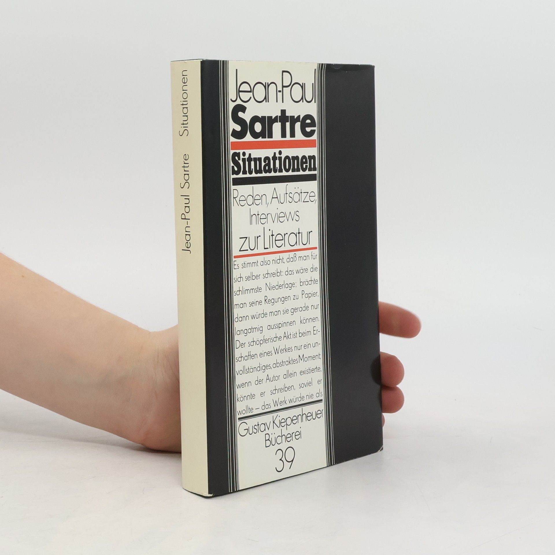 Jean Paul Sartre Situationen