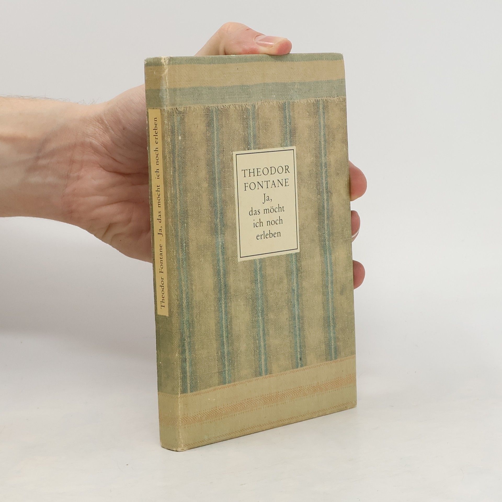 Theodor Fontane Ja, das möcht' ich noch erleben. Gedichte. Ausgew. u. Nachw. v. Dorothea von Törne