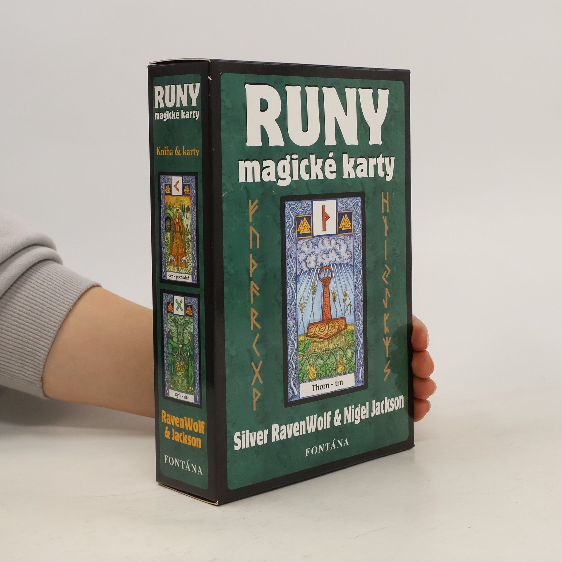 Silver RavenWolf Runy – magické karty (bez karet)