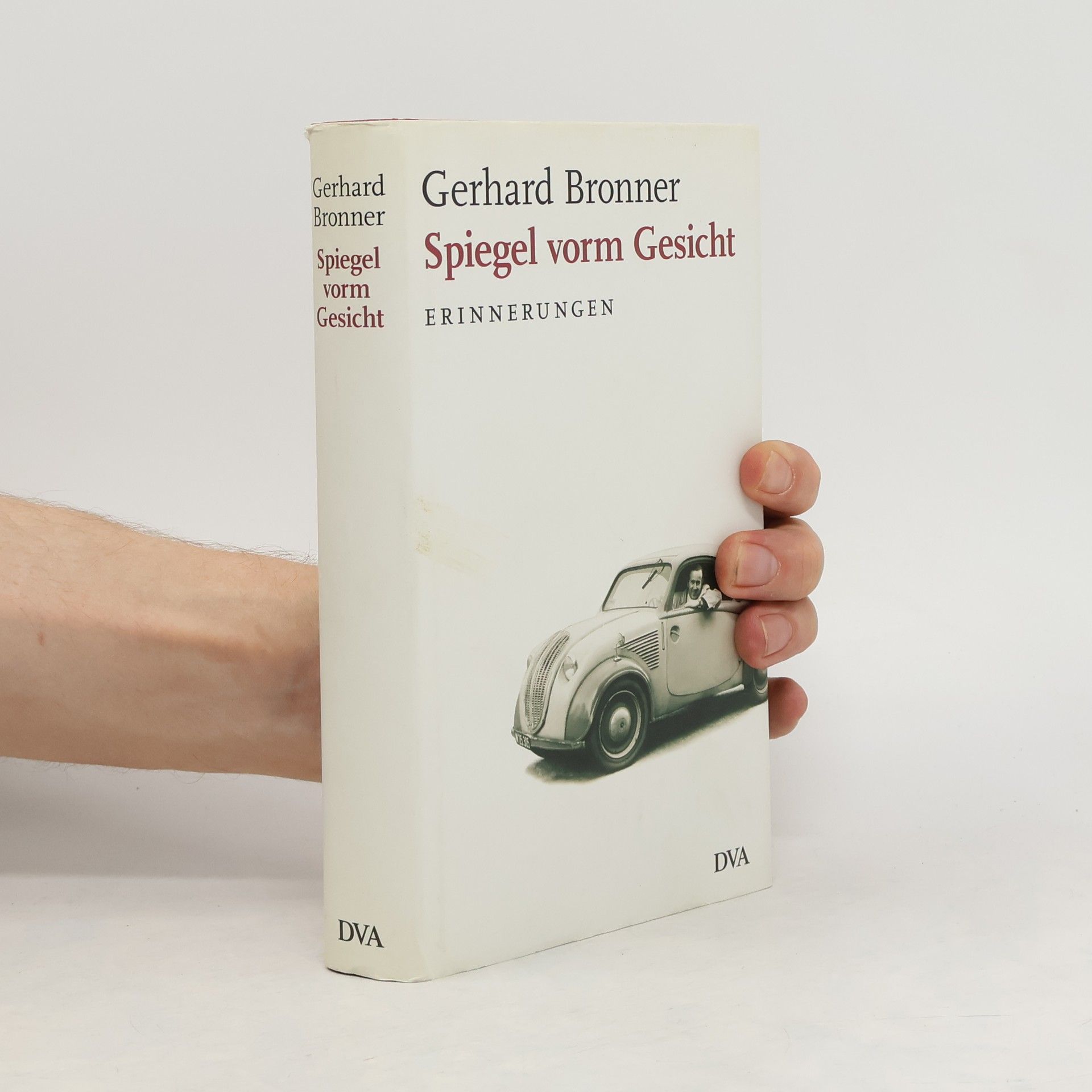 Gerhard Bronner Spiegel vorm Gesicht
