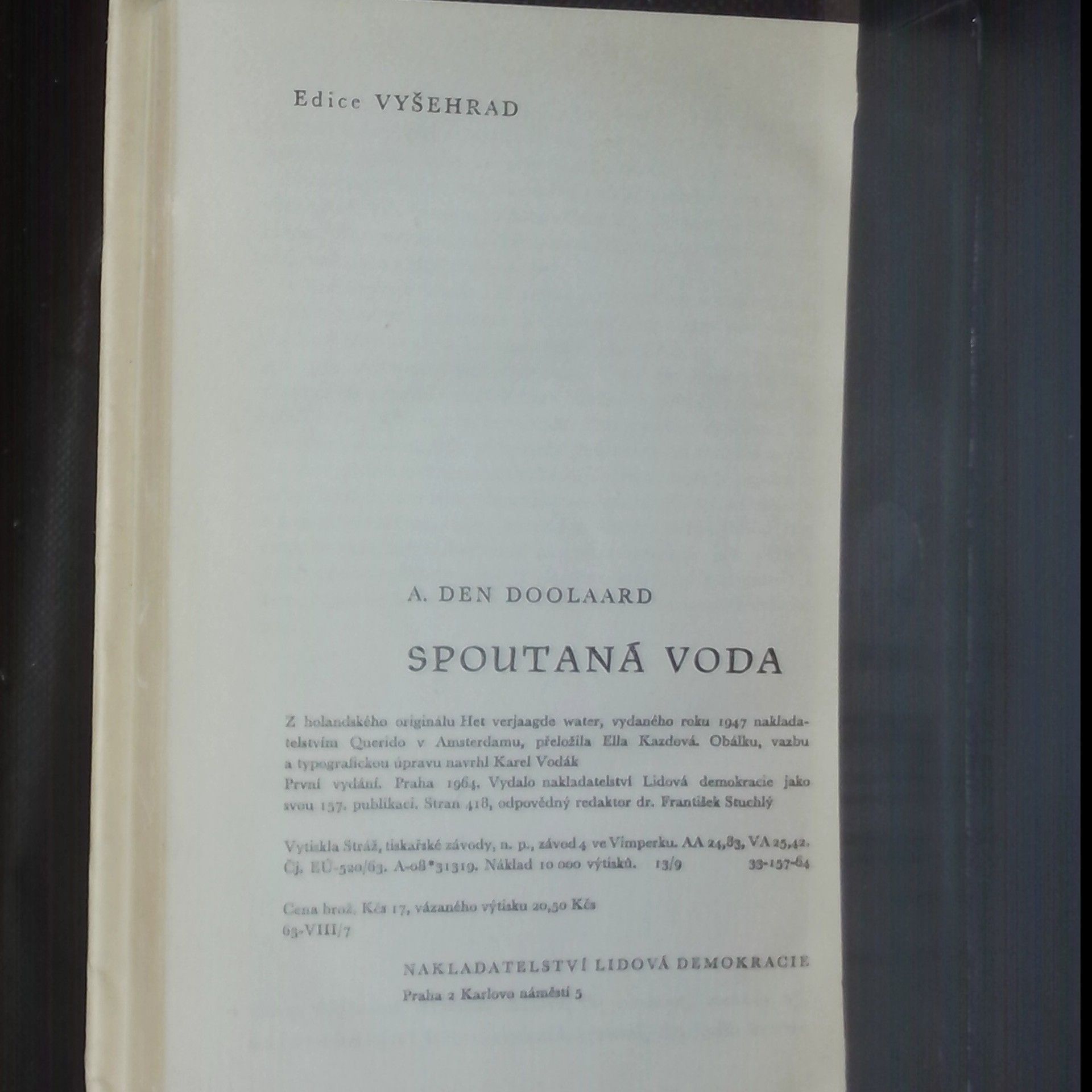 Ella Kazdová Spoutaná voda