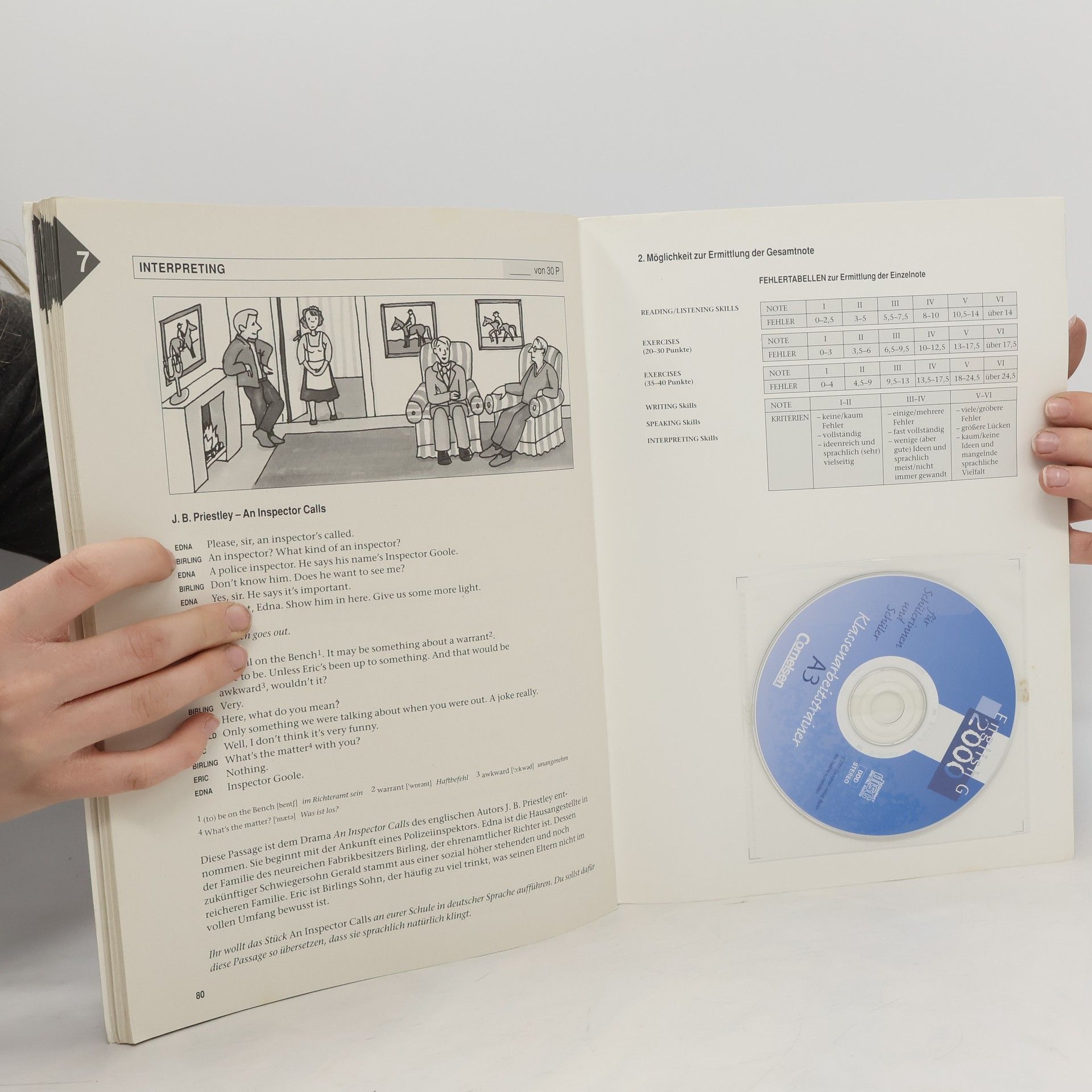 Hellmut Schwarz Klassenarbeitstrainer, 7. Schuljahr, m. Audio-CD