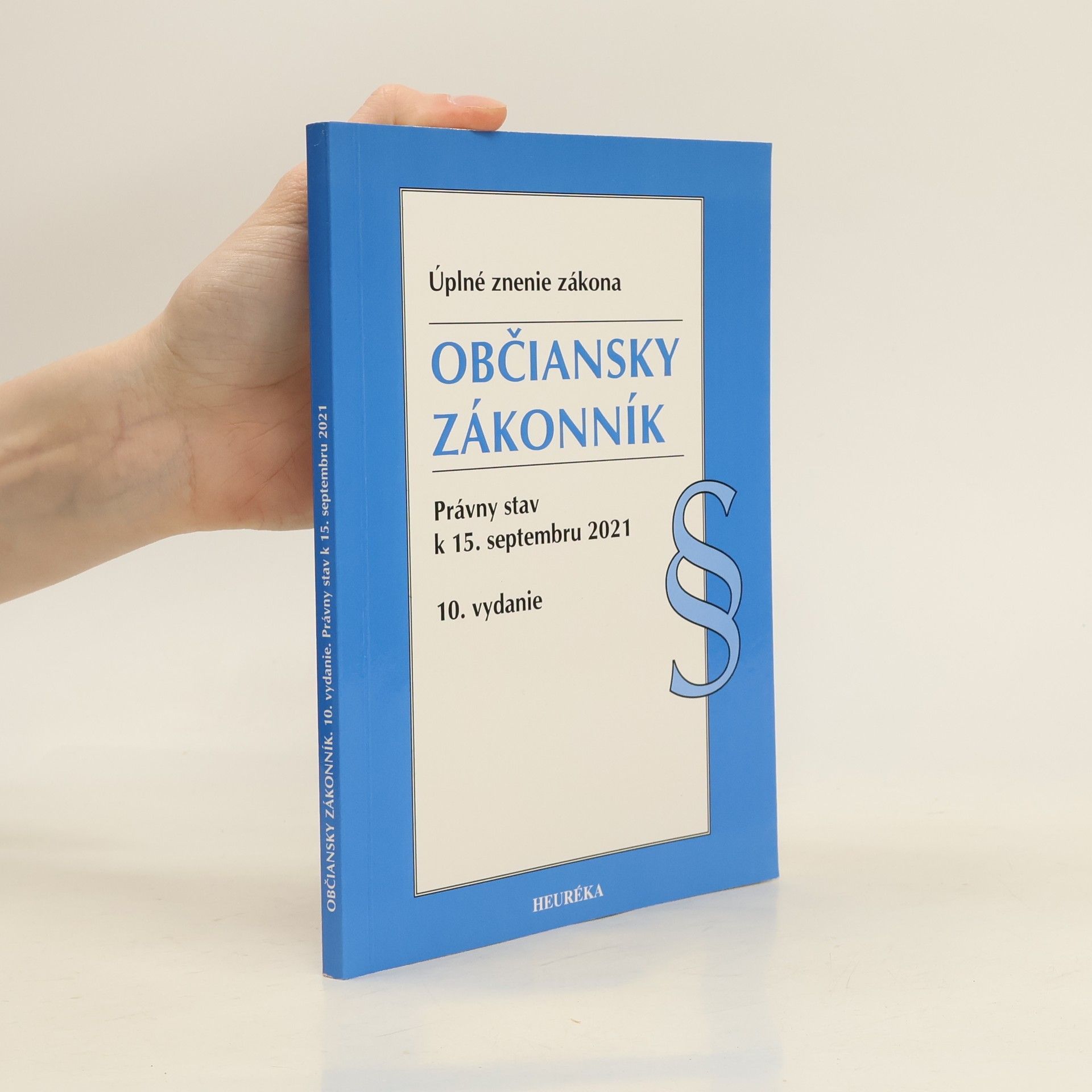 kolektiv Občiansky zákonník (1964, novela 2019) Občiansky zákonník