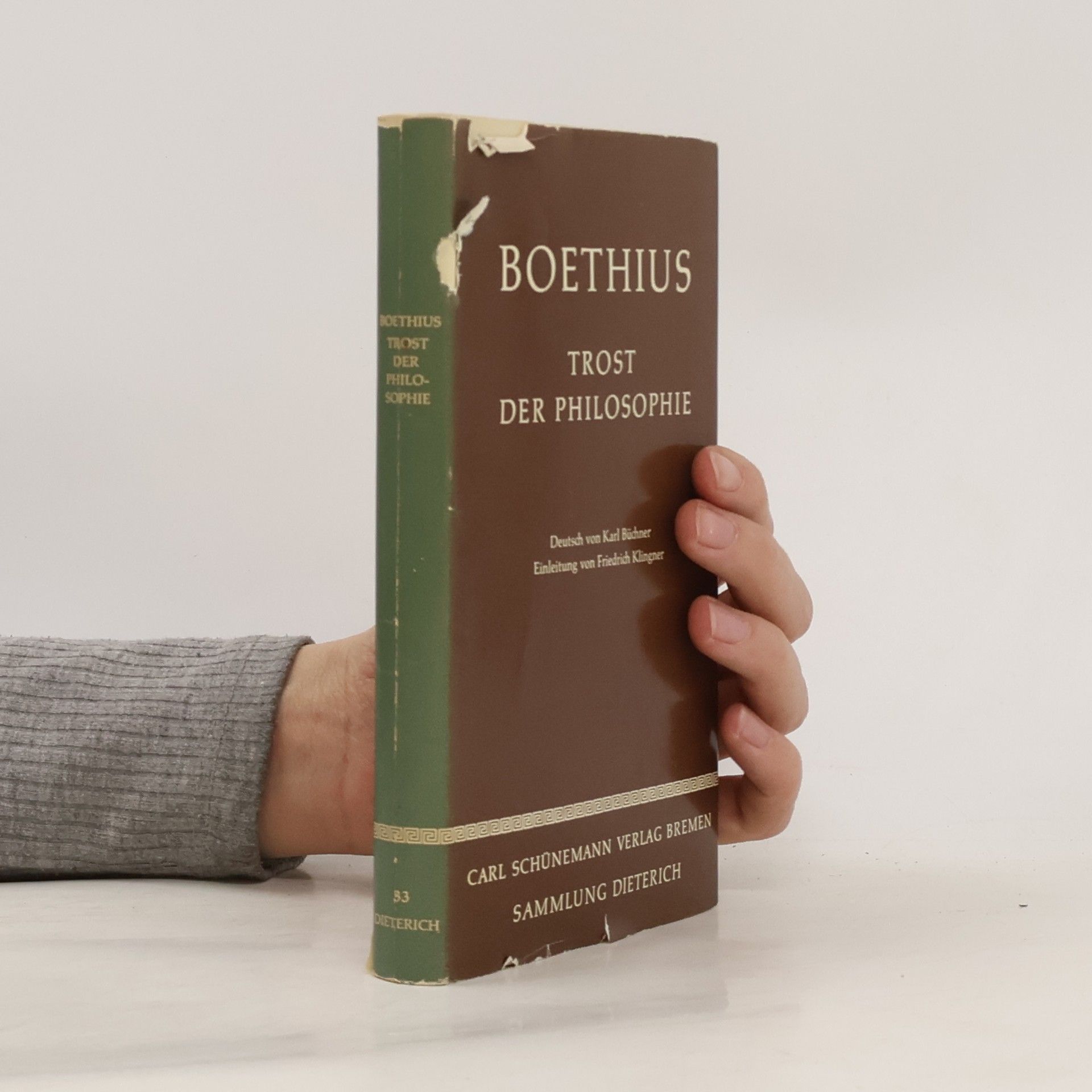 Anitius Manlius Torquatus Severinus Boëthius Trost der Philosophie