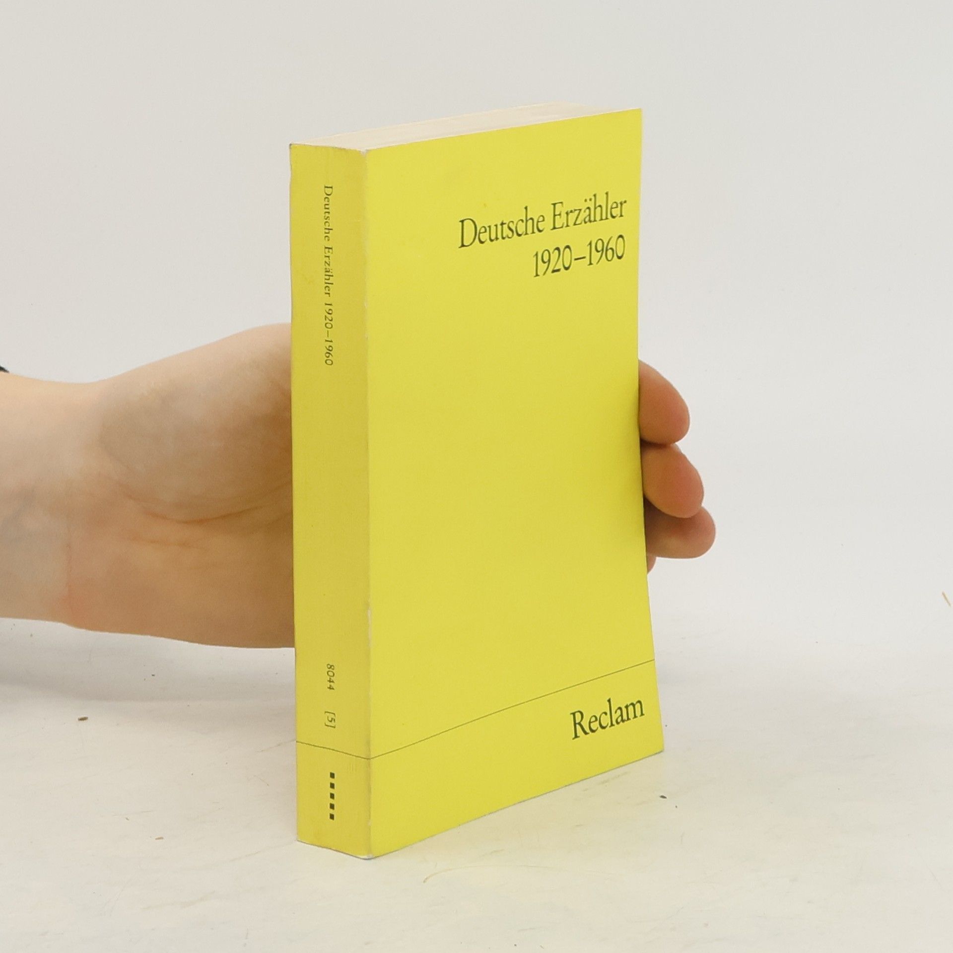 kolektiv Deutsche Erzähler 1920-1960