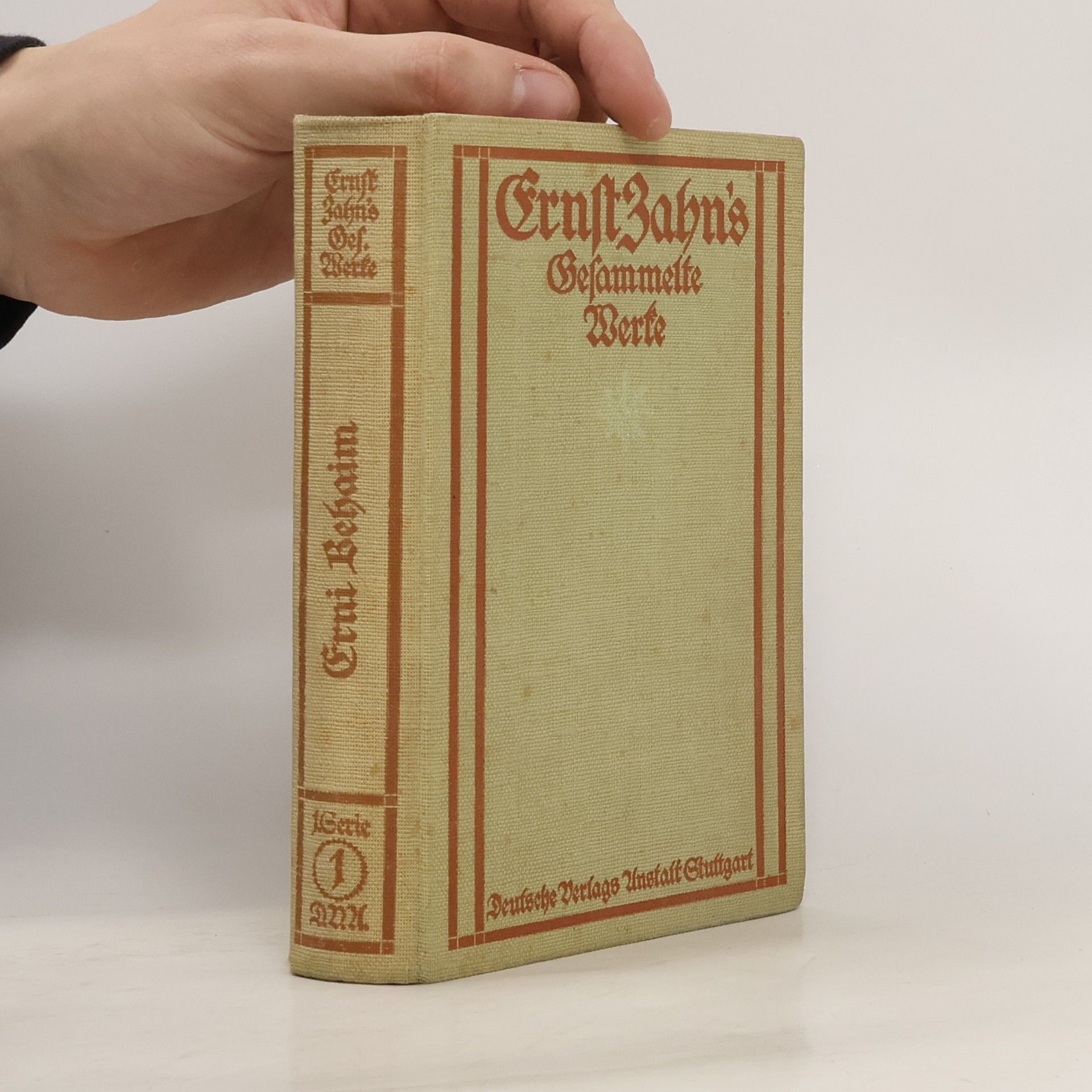 Ernst Zahn Gesammelte Werke 1