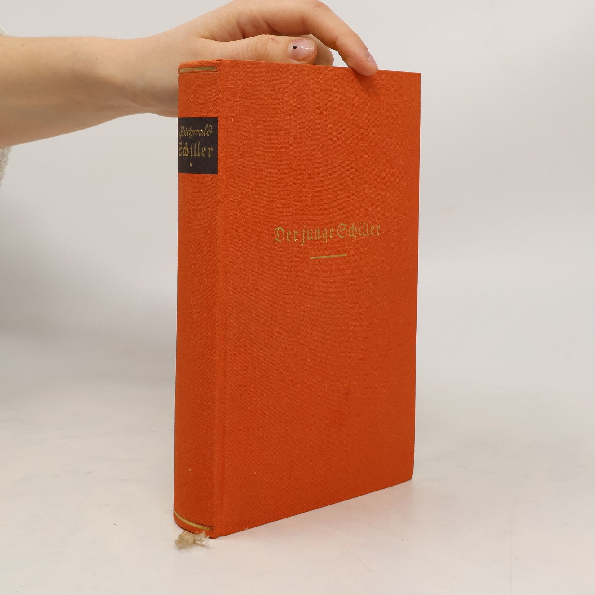 Reinhard Buchwald Der junge Schiller
