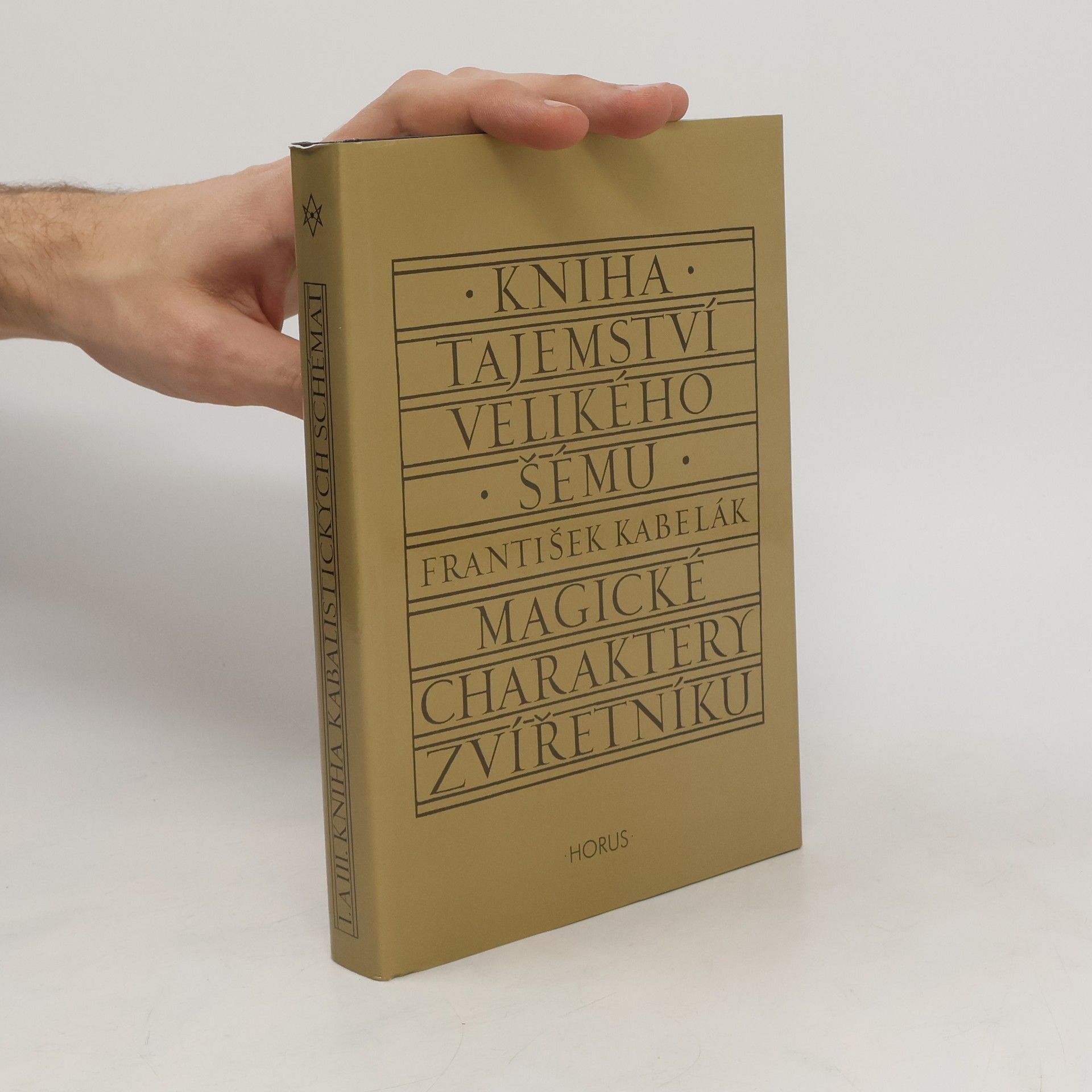 František Kabelák Kniha tajemství velikého šému: Magické charaktery zvířetníku