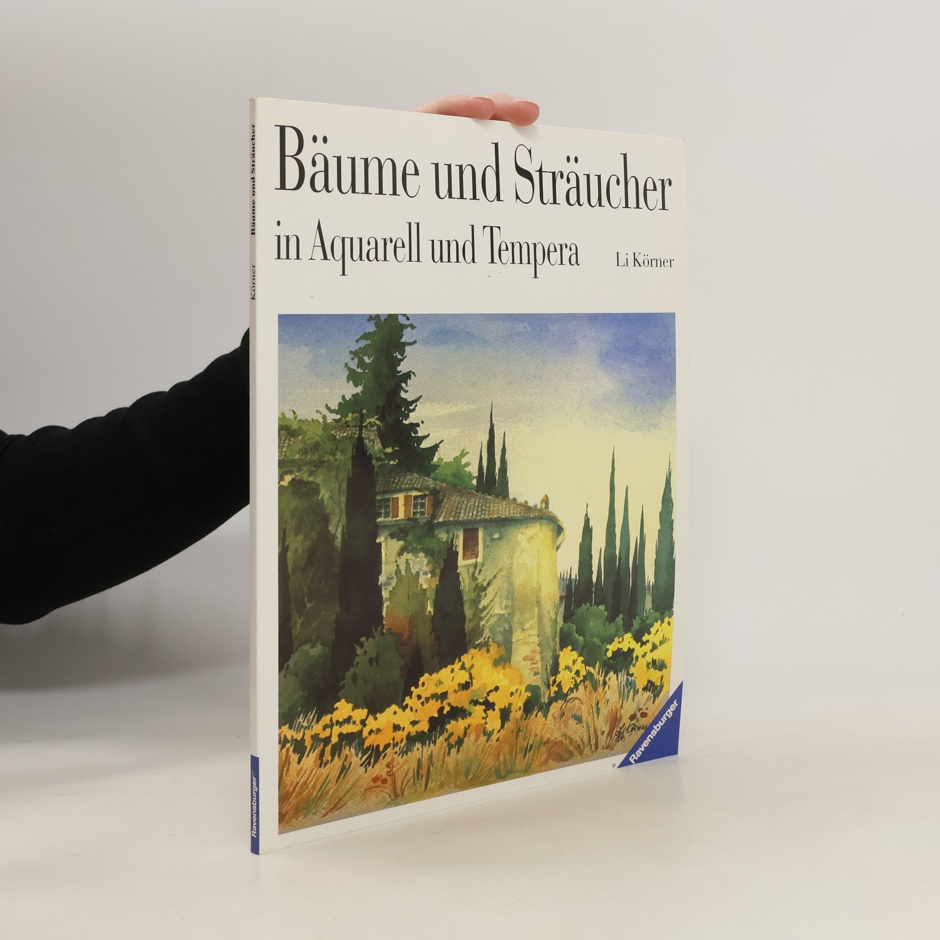 Li Körner Bäume und Sträucher in Aquarell und Tempera