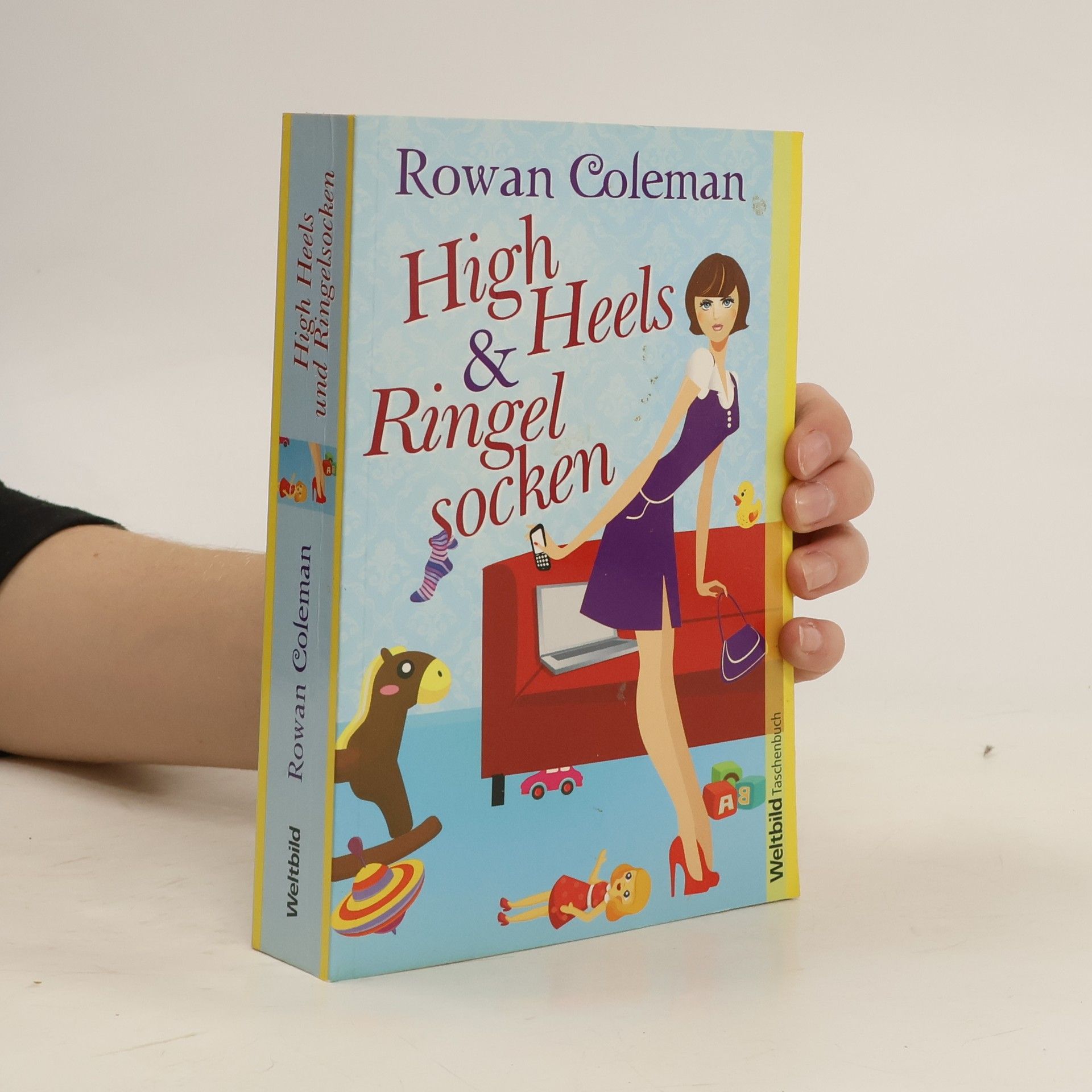 Rowan Coleman High Heels und Ringelsocken