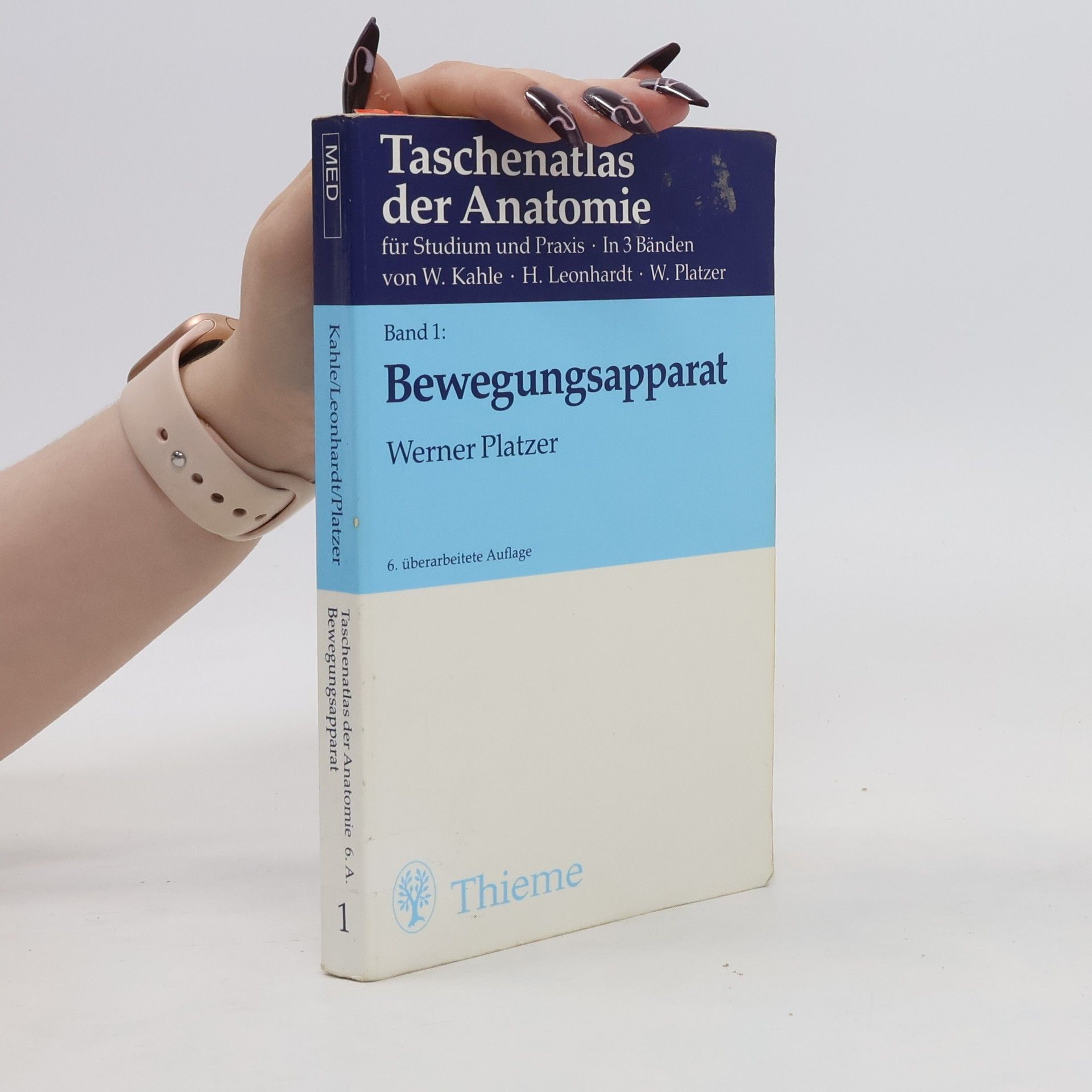 Werner Platzer Platzer Taschenatlas der Anatomie 1. Bewegungsapparat