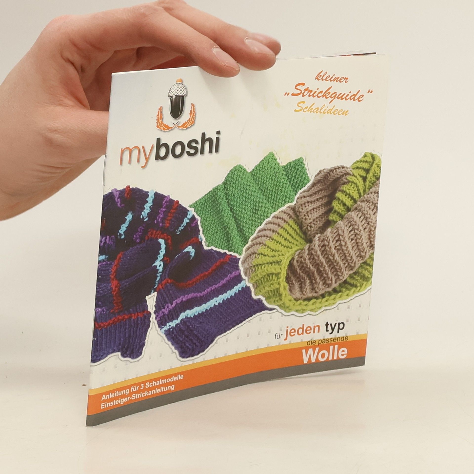 Sarah Hohenberger Myboshi - kleiner Strickguide Schalideen