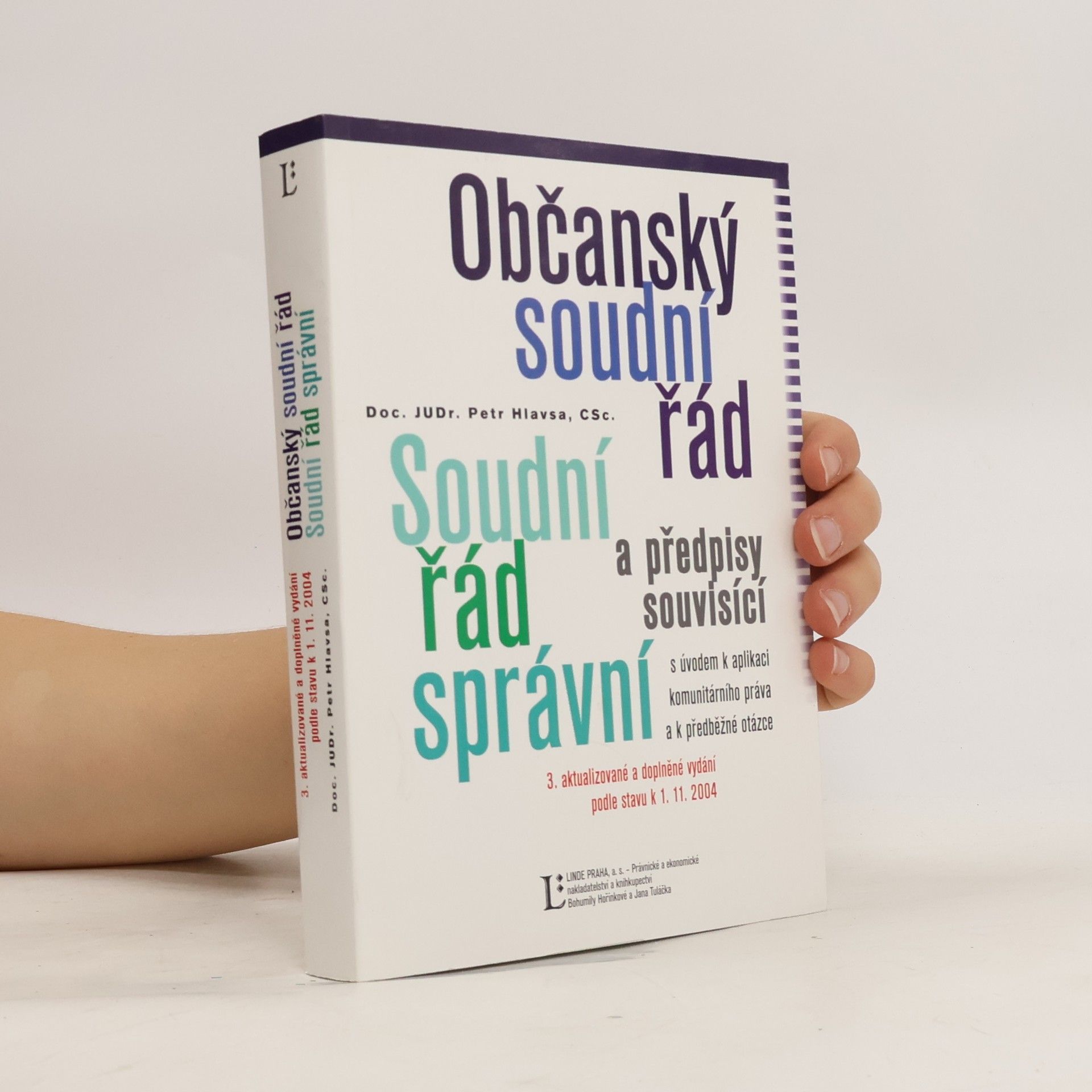 Petr Hlavsa Občanský soudní řád, Soudní řád správní