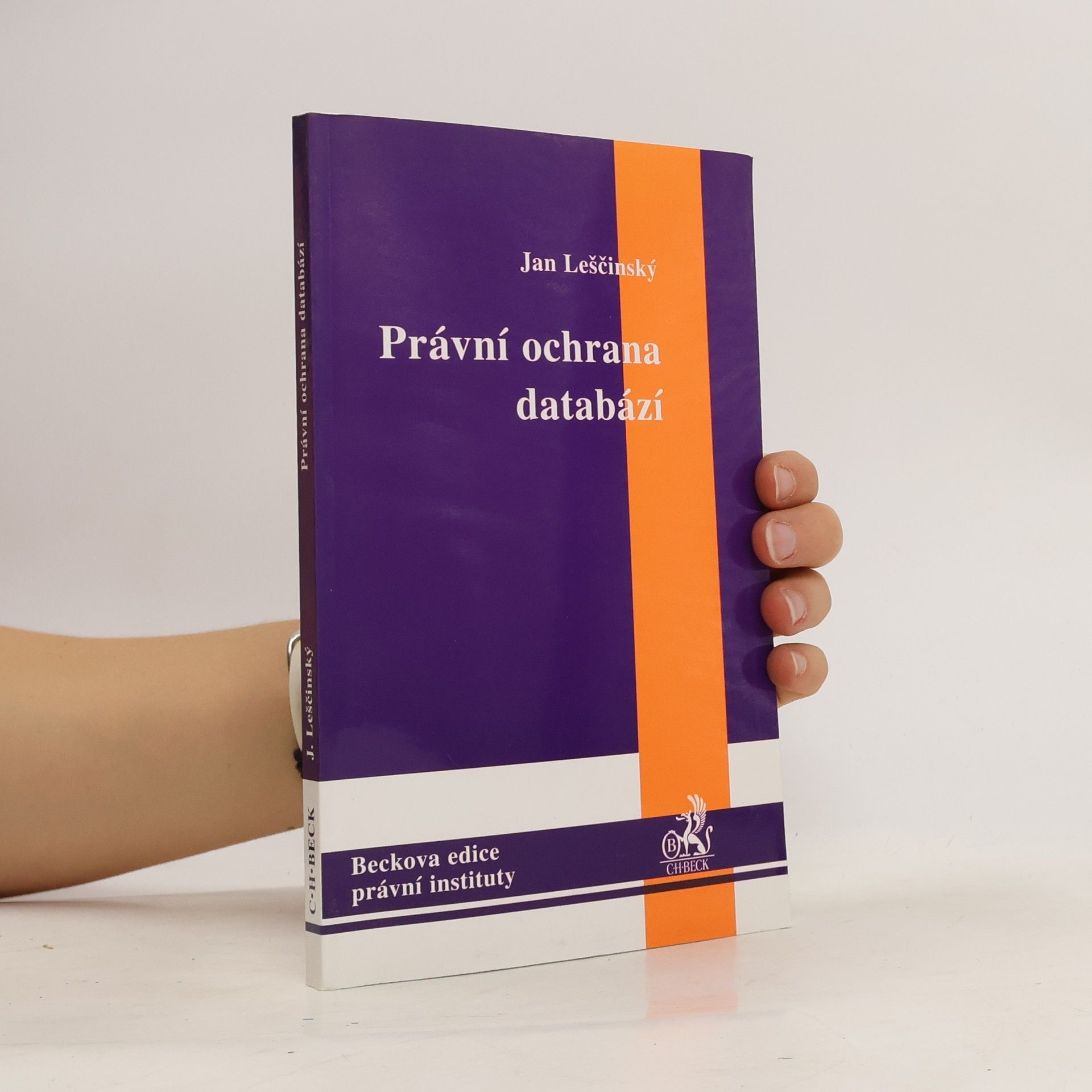 Jan Leščinský Právní ochrana databází