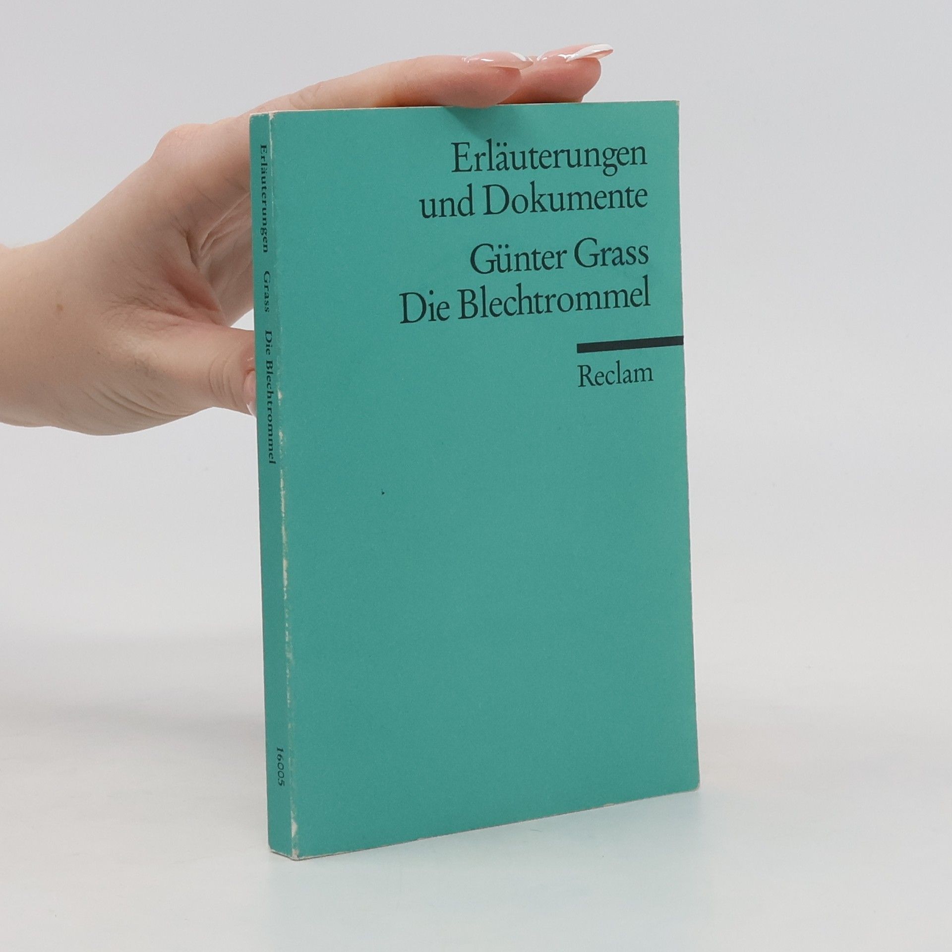 Volker Neuhaus Günter Grass, Die Blechtrommel