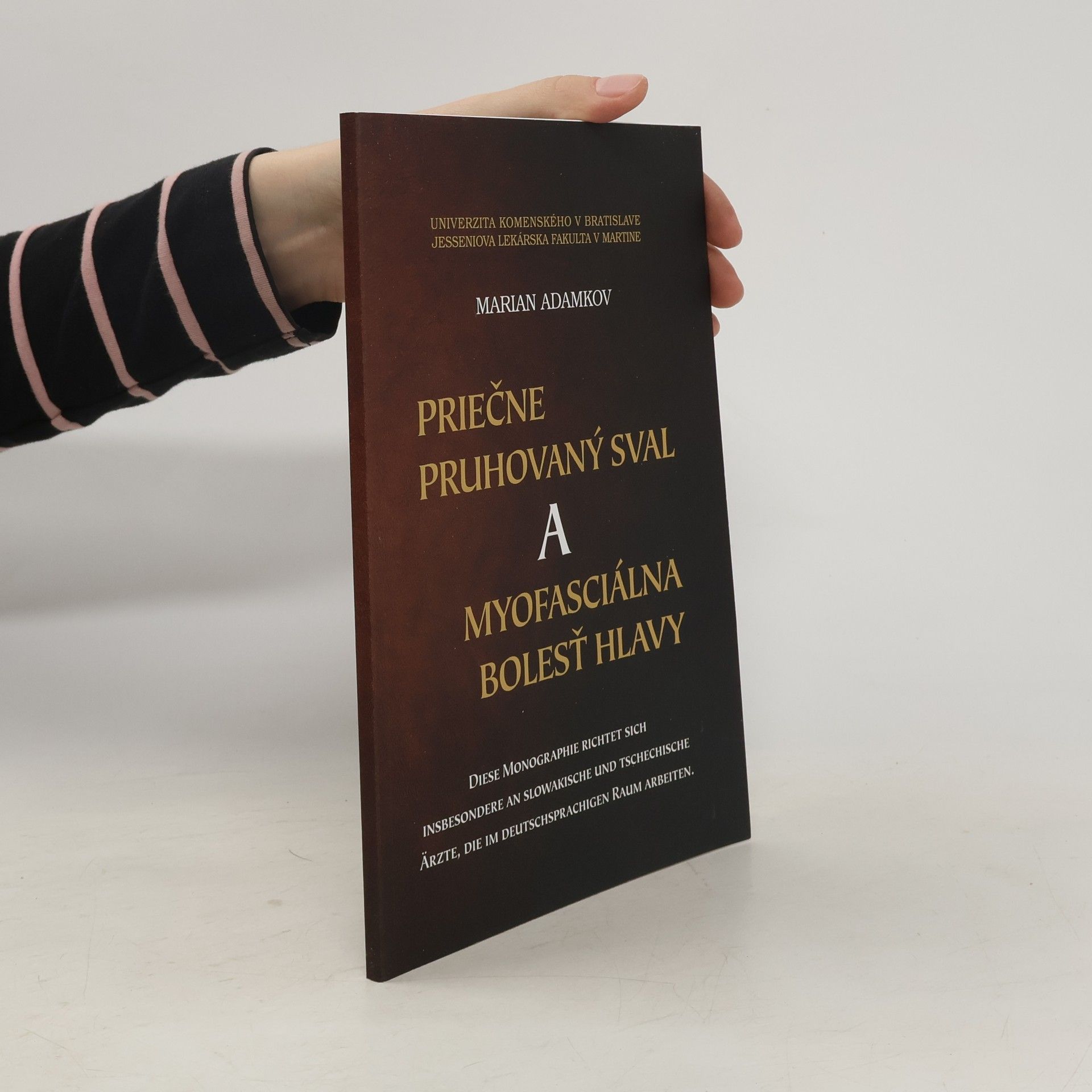 Marian Adamkov Priečne pruhovaný sval a myofasciálna bolesť hlavy