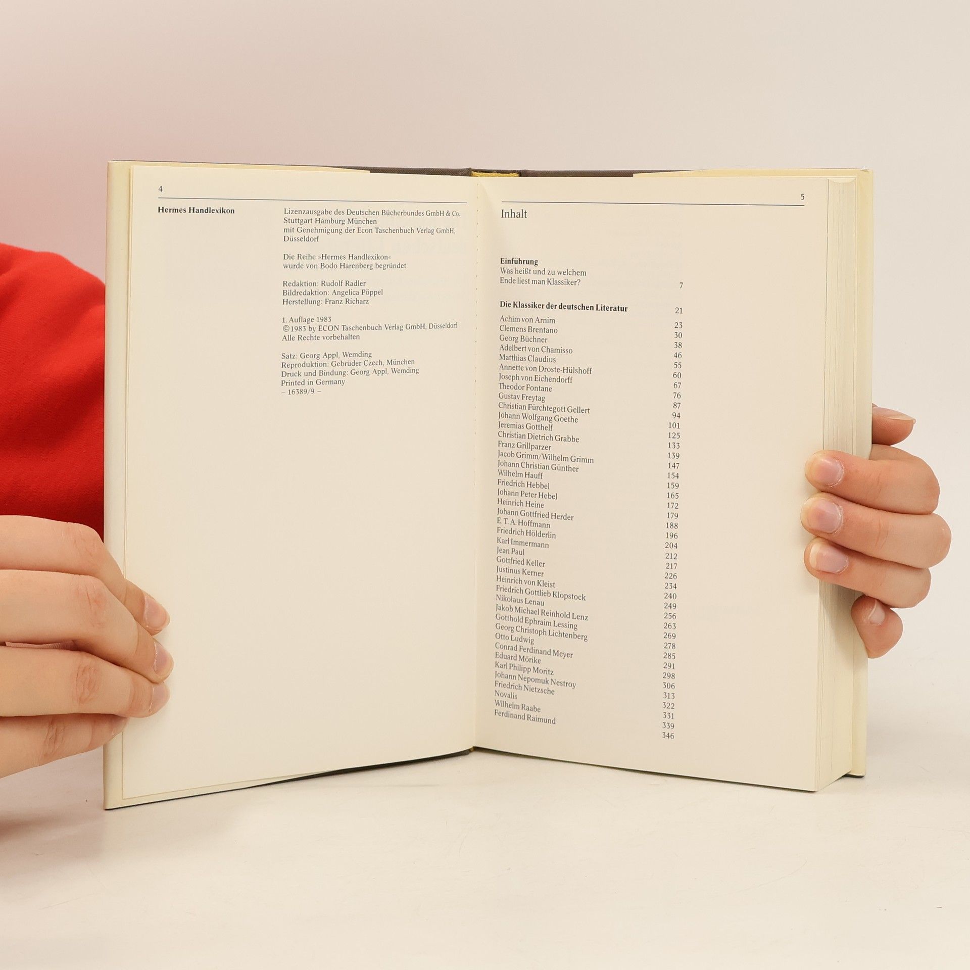 Günther Fetzer Die Klassiker der deutschen Literatur