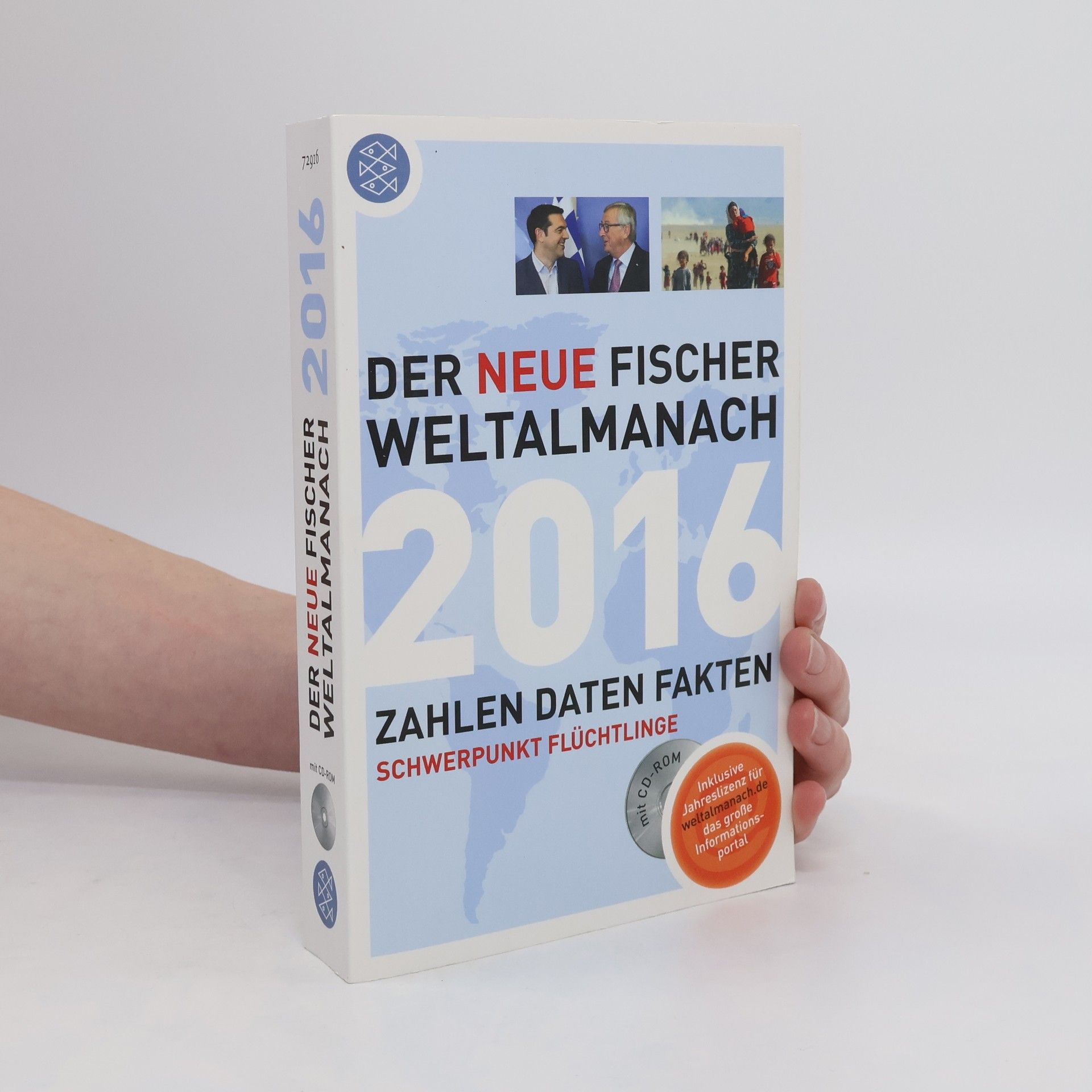 AA.VV. Der neue Fischer Weltalmanach 2016, m. CD-ROM