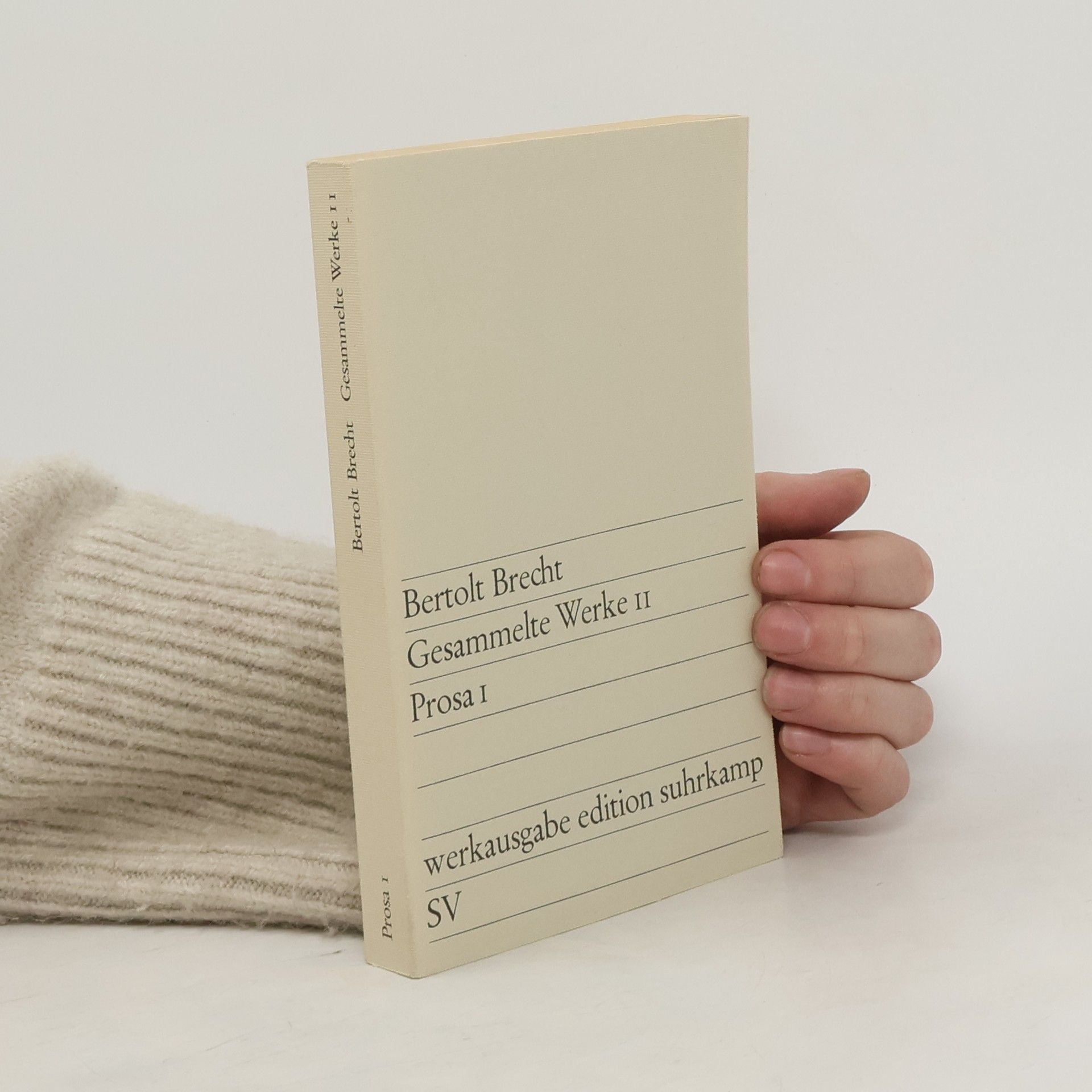 Bertolt Brecht Gesammelte Werke 11. Prosa 1