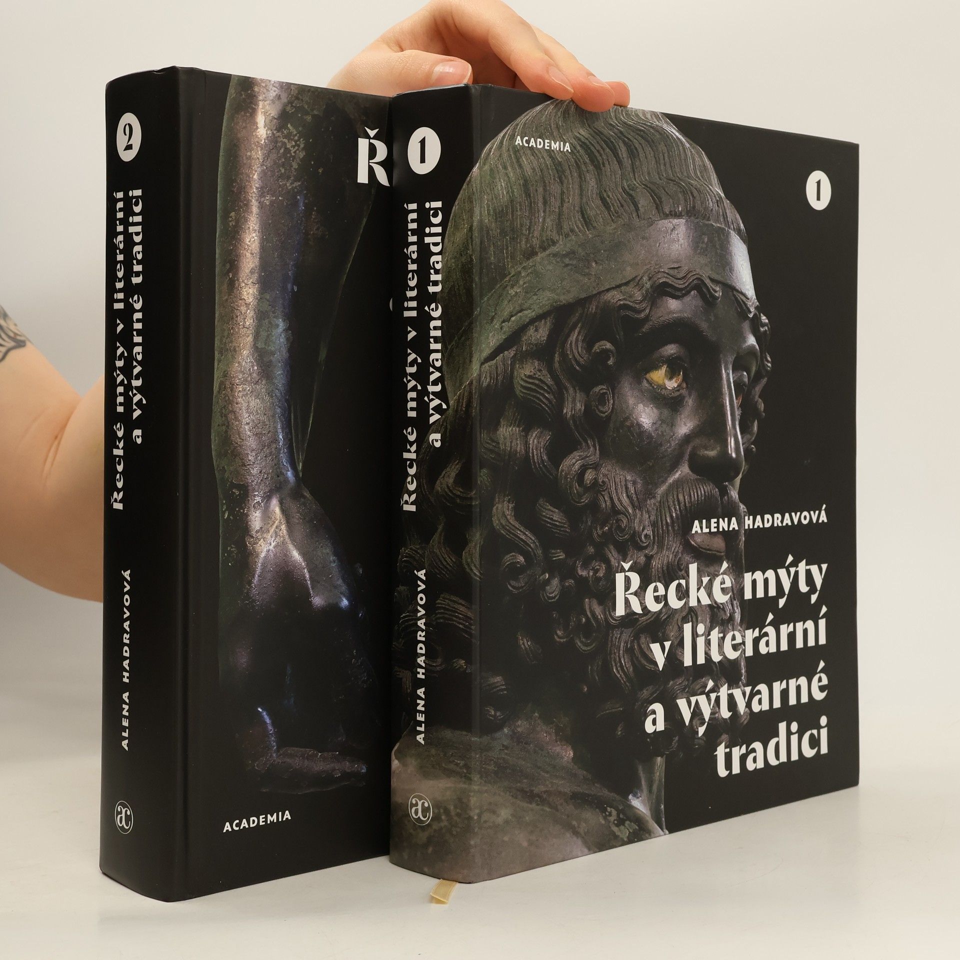 Alena Hadravová Řecké mýty v literární a výtvarné tradici 1+2 (komplet)