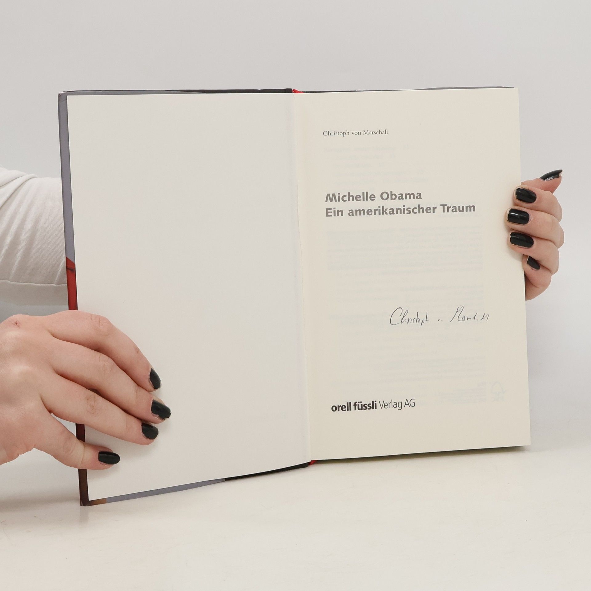 Christoph Marschall von Bieberstein Michelle Obama