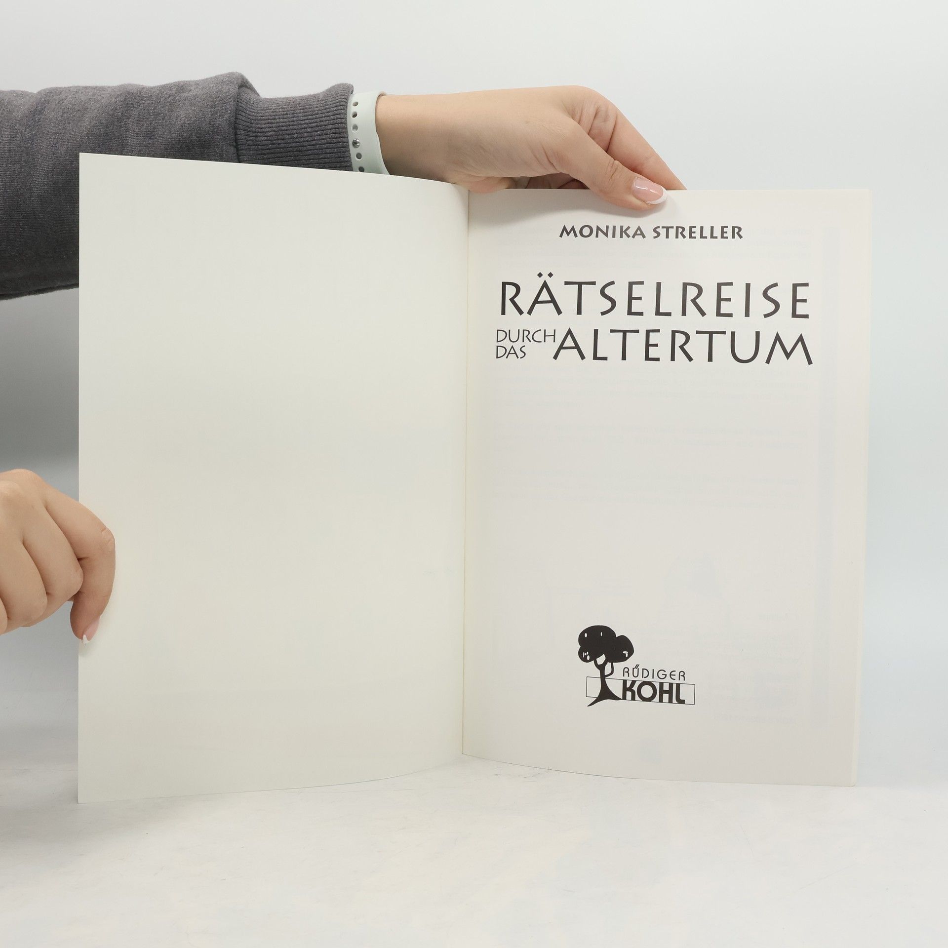 Monika Streiller Rätselreise durch das Altertum