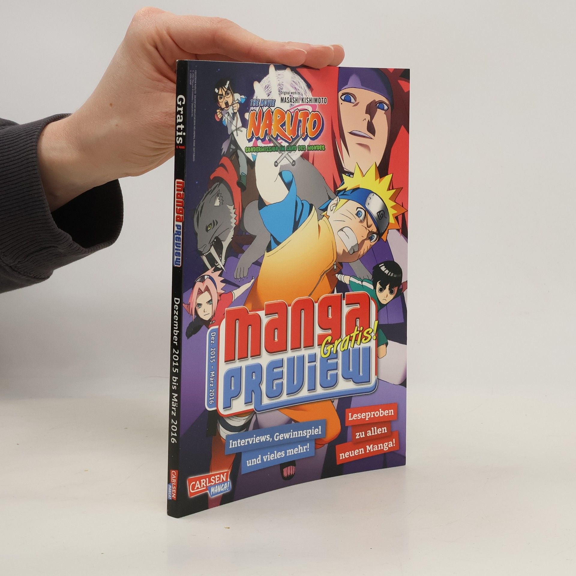 AA.VV. Manga Preview. Dezember 2015 - März 2016