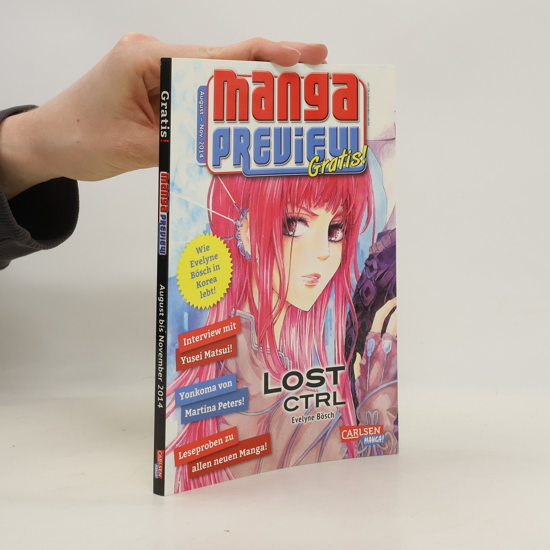 Evelyne Bösch Manga Preview. Lost Ctrl. 08-11/2014