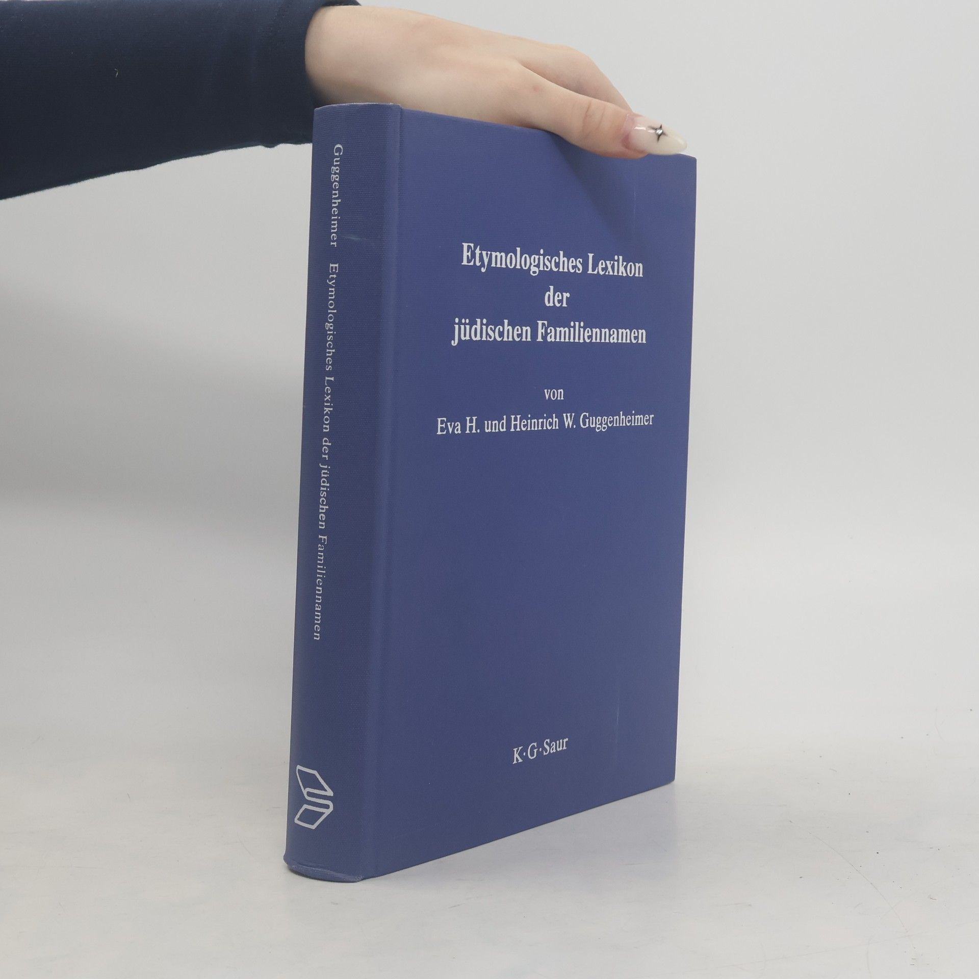 Eva H. Guggenheimer Etymologisches Lexikon der jüdischen Familiennamen