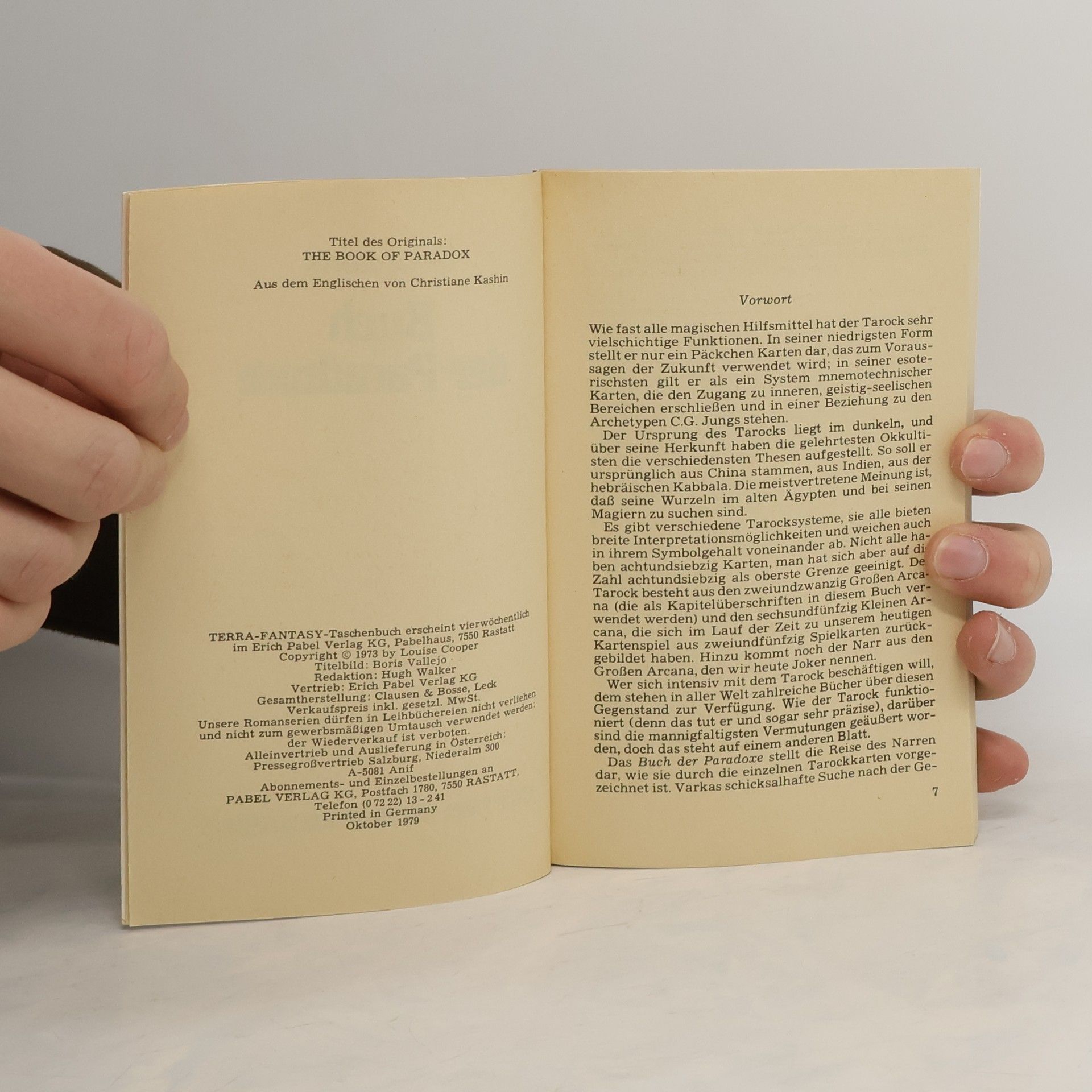 Louise Cooper Buch der Paradoxe