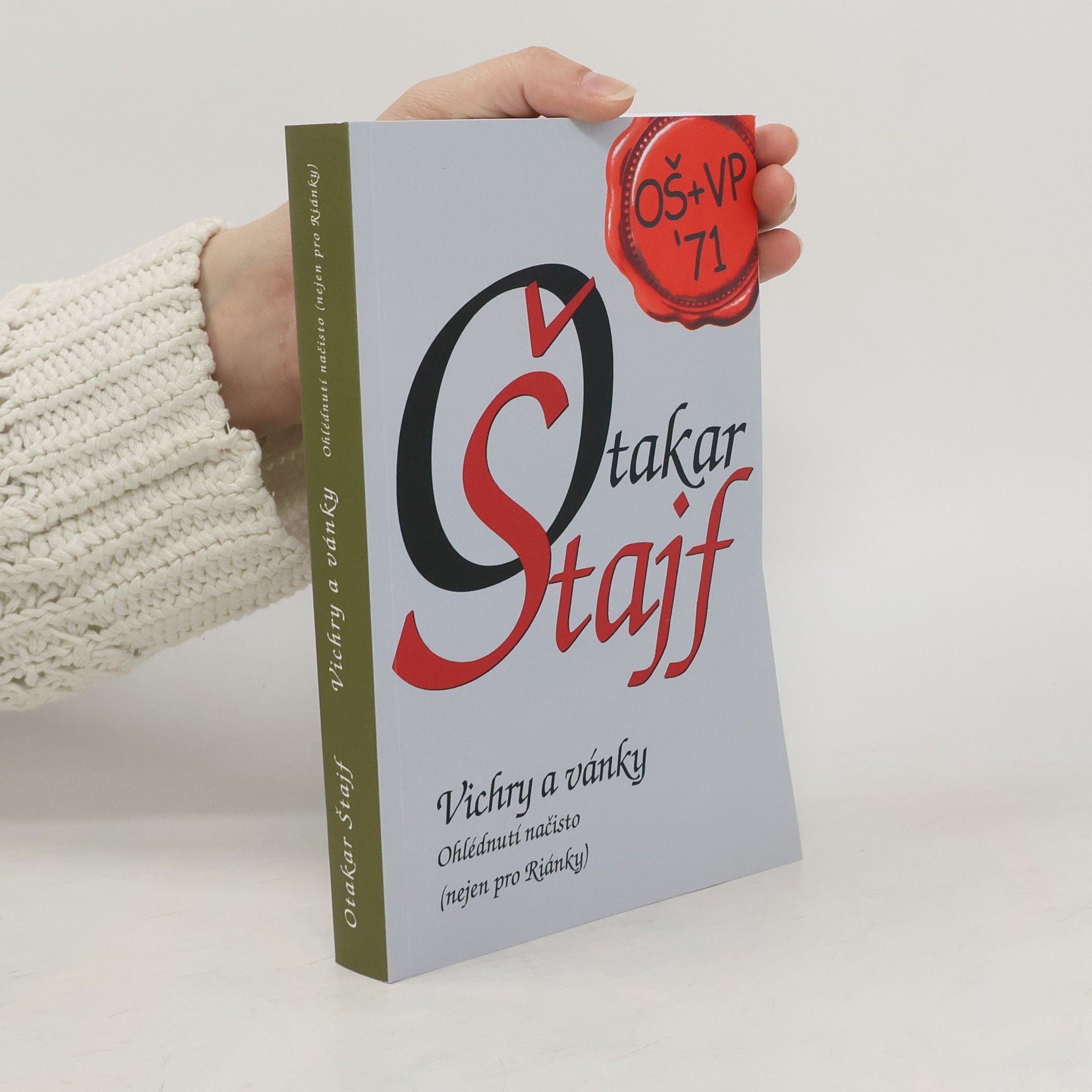 Otakar Štajf Vichry a vánky: Ohlédnutí načisto (nejen pro Riánky)