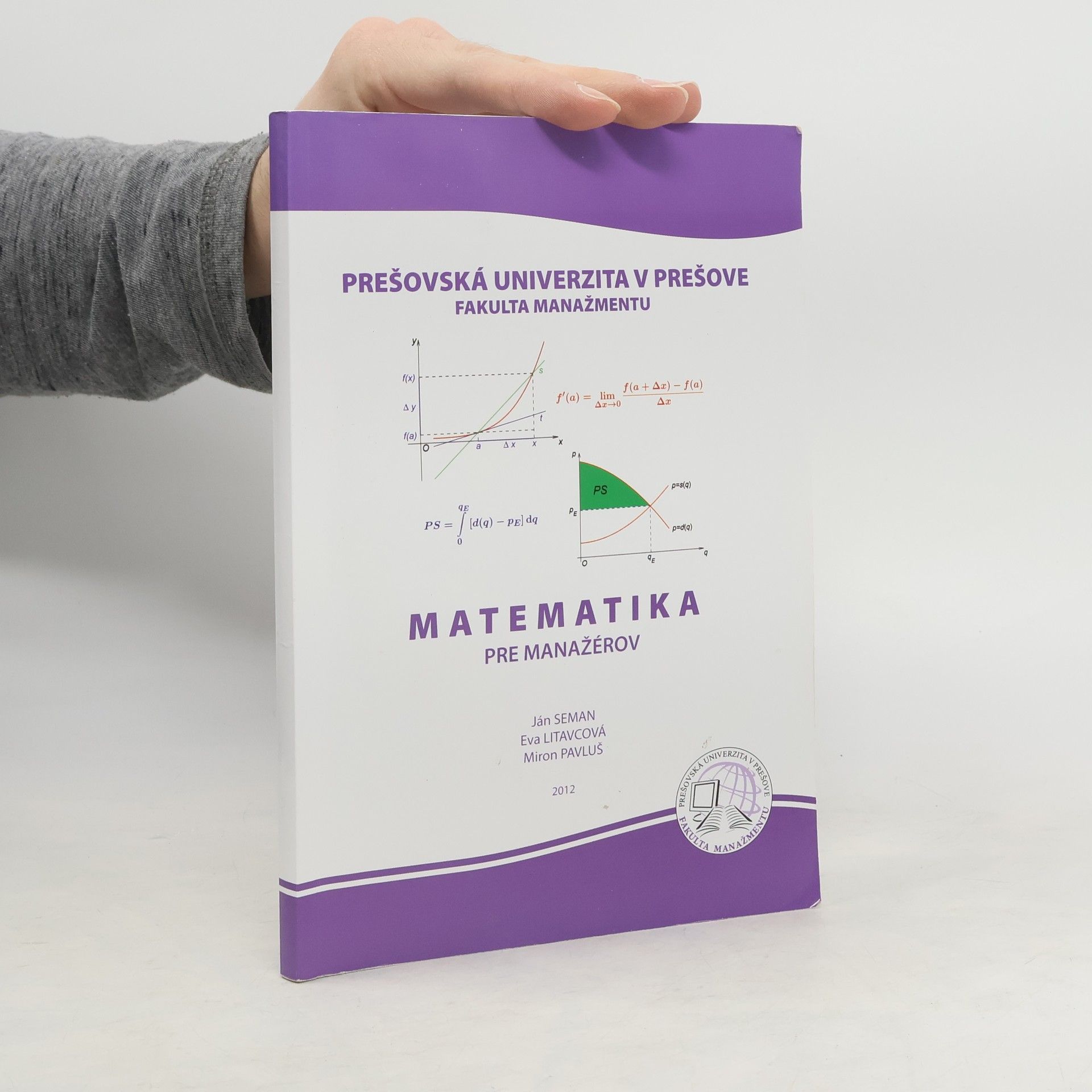 Ján Seman Matematika pre manažérov