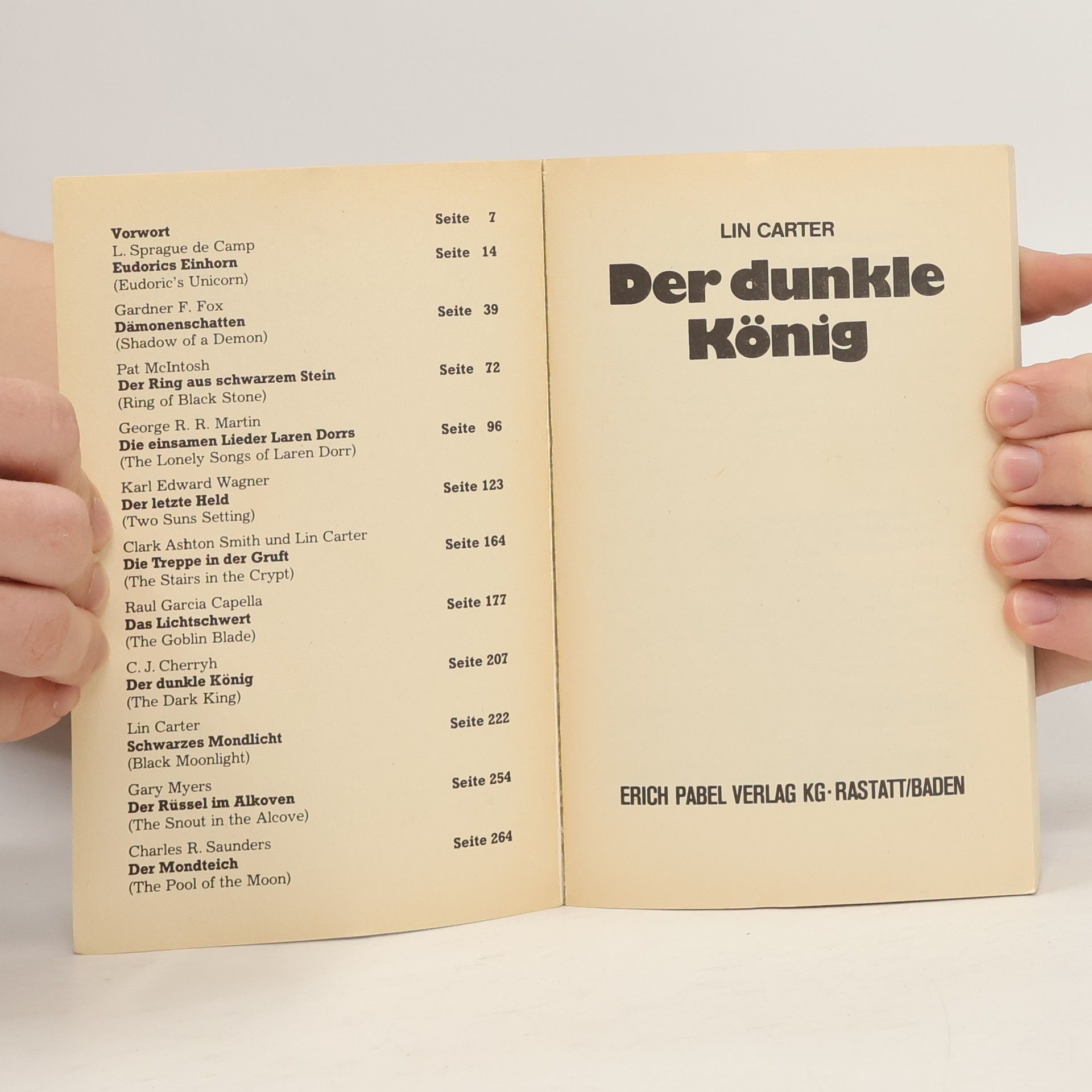 Lin Carter Der dunkle Konig